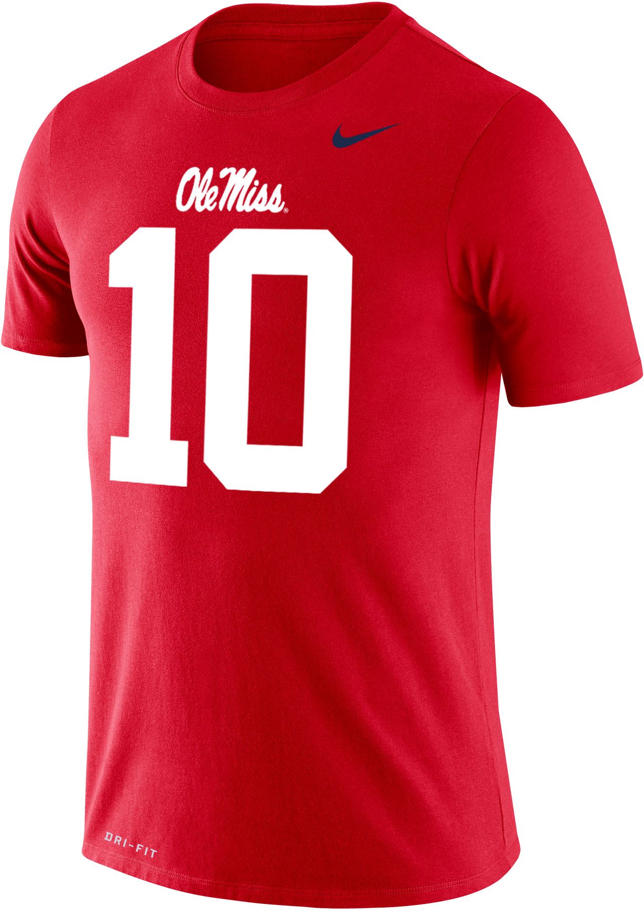 Nike Men's Ole Miss Rebels Eli Manning #10 Red Jersey T-Shirt product image