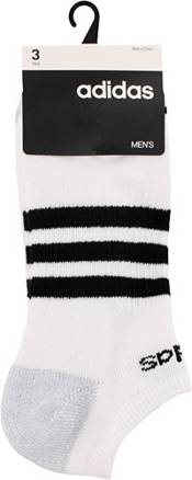 adidas Men's 3-Stripes No Show Socks - 3 Pack product image