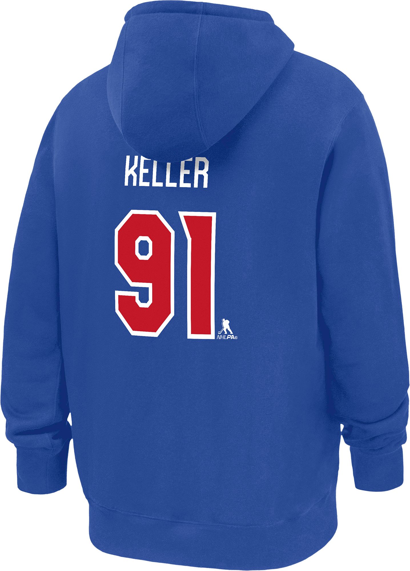 Nike Men's Olympics USA Hockey Royal Clayton Keller #91 Pullover Hoodie product image