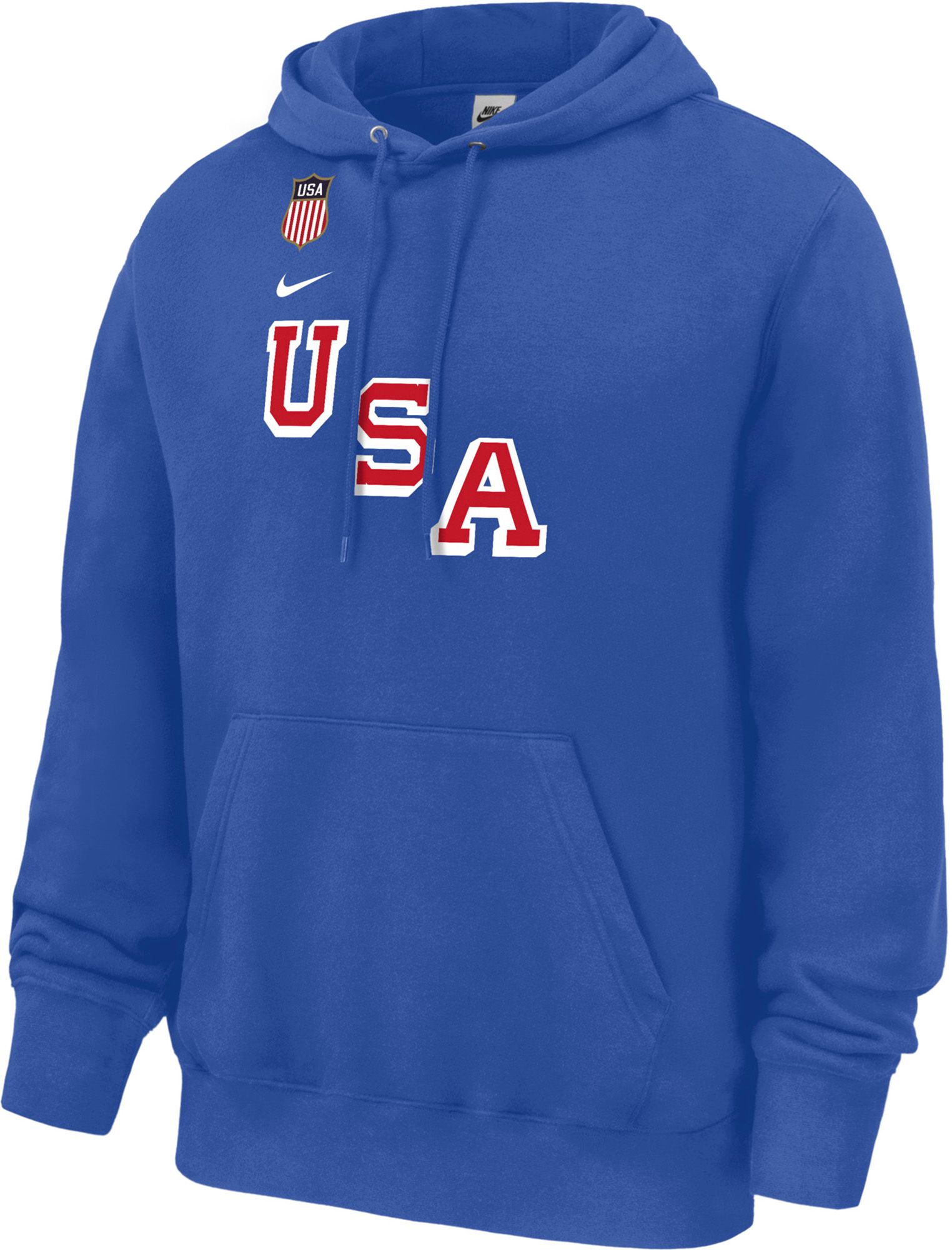 Nike Men's Olympics USA Hockey Royal Jack Eichel #9 Pullover Hoodie product image