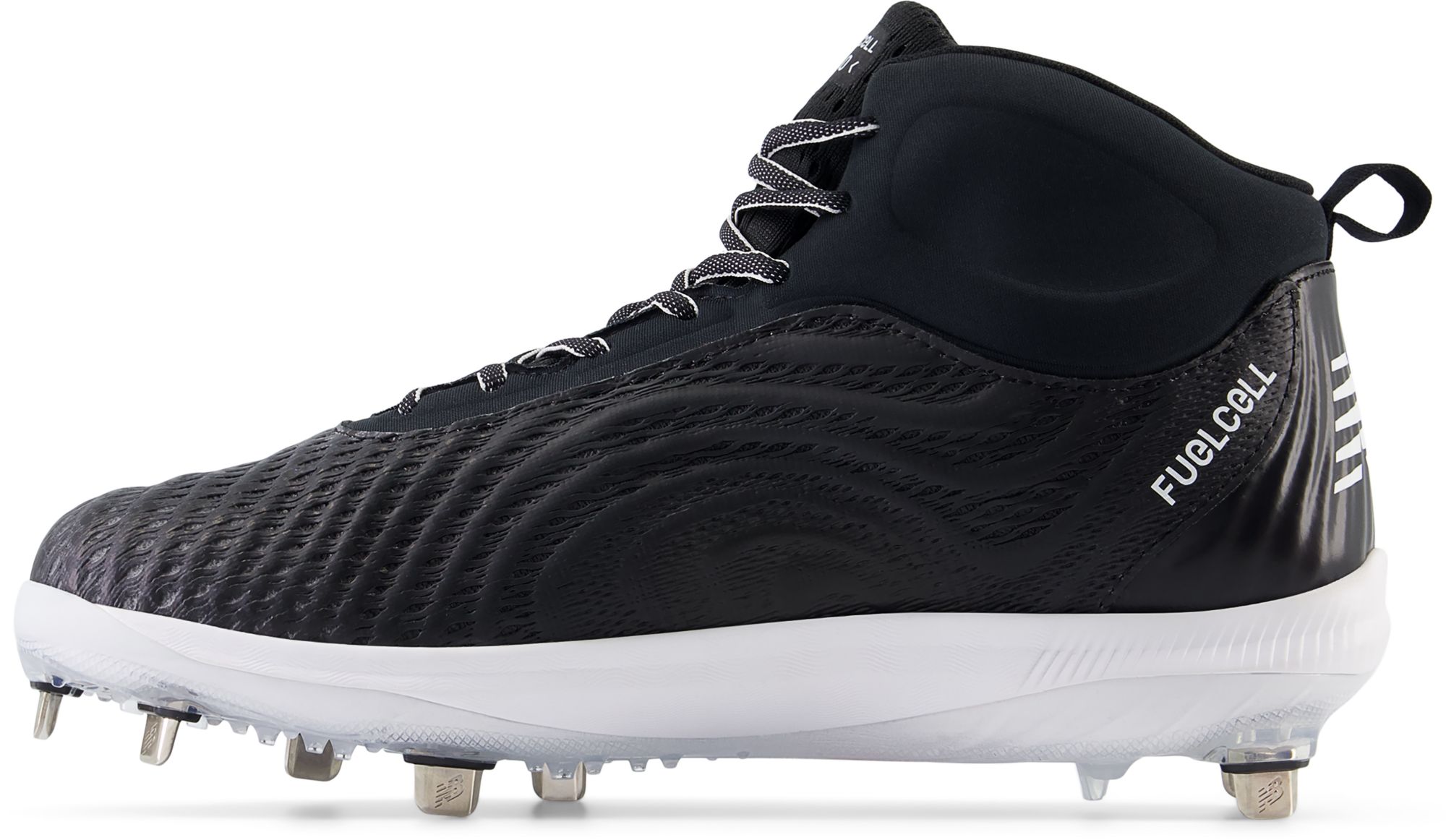 Mid metal hot sale baseball cleats