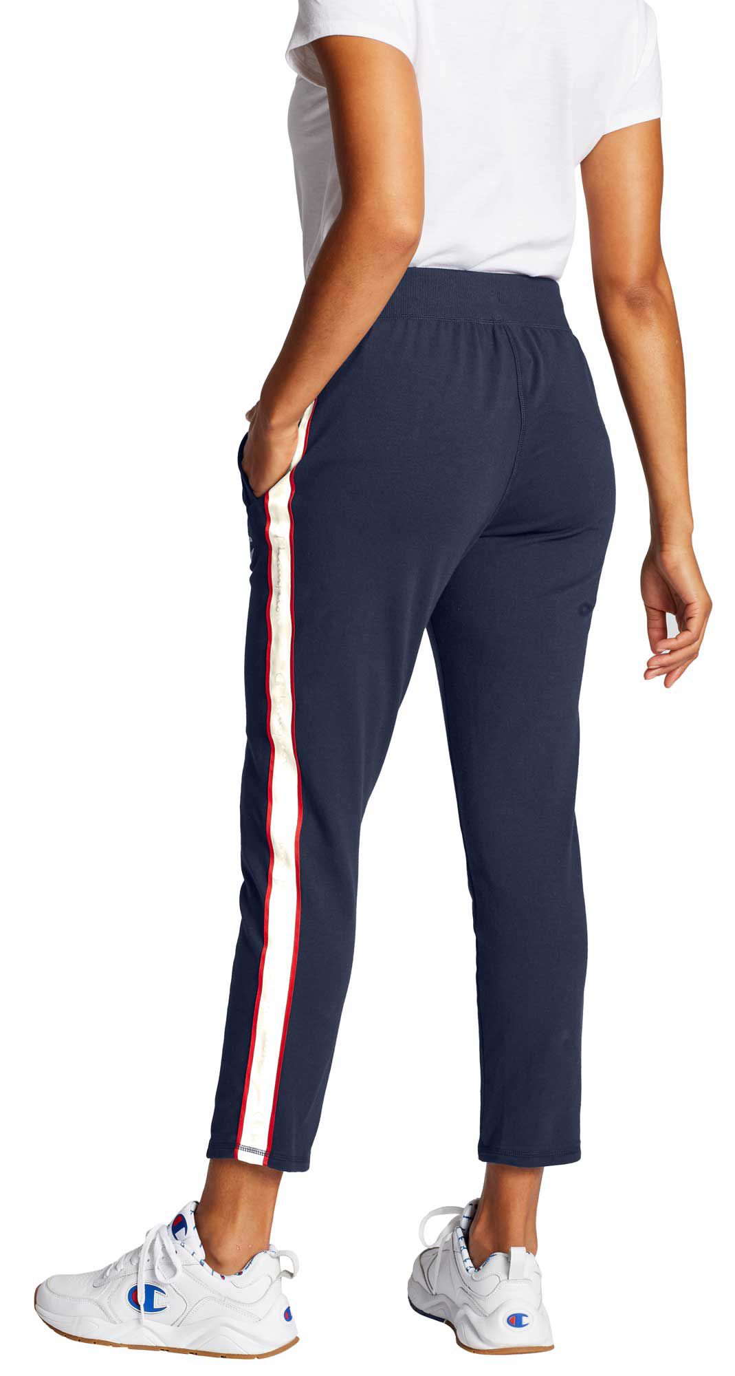 champion tape fleece pants