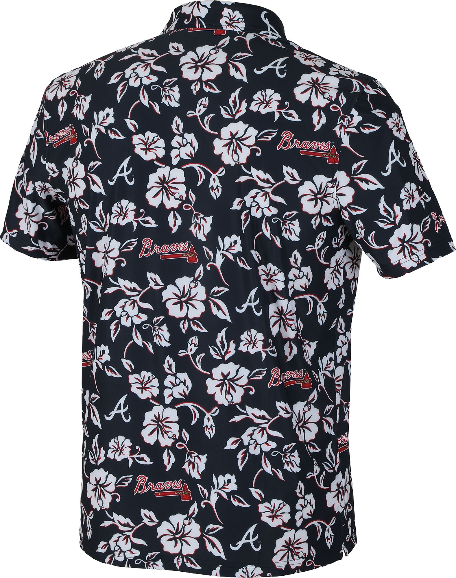 Reyn Spooner Men's Atlanta Braves Blue Pua Polo product image