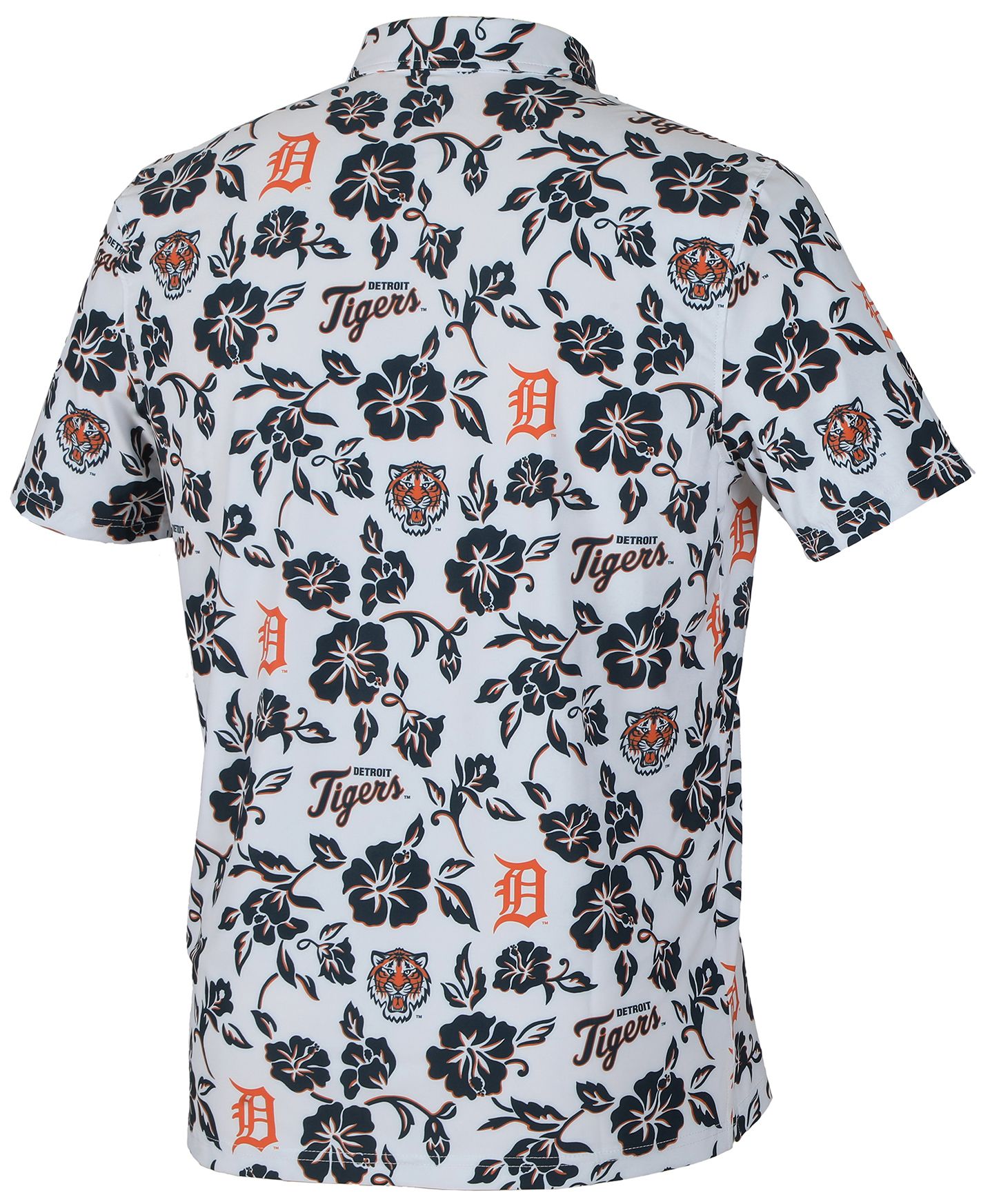 Reyn Spooner Men's Detroit Tigers White Pua Polo product image