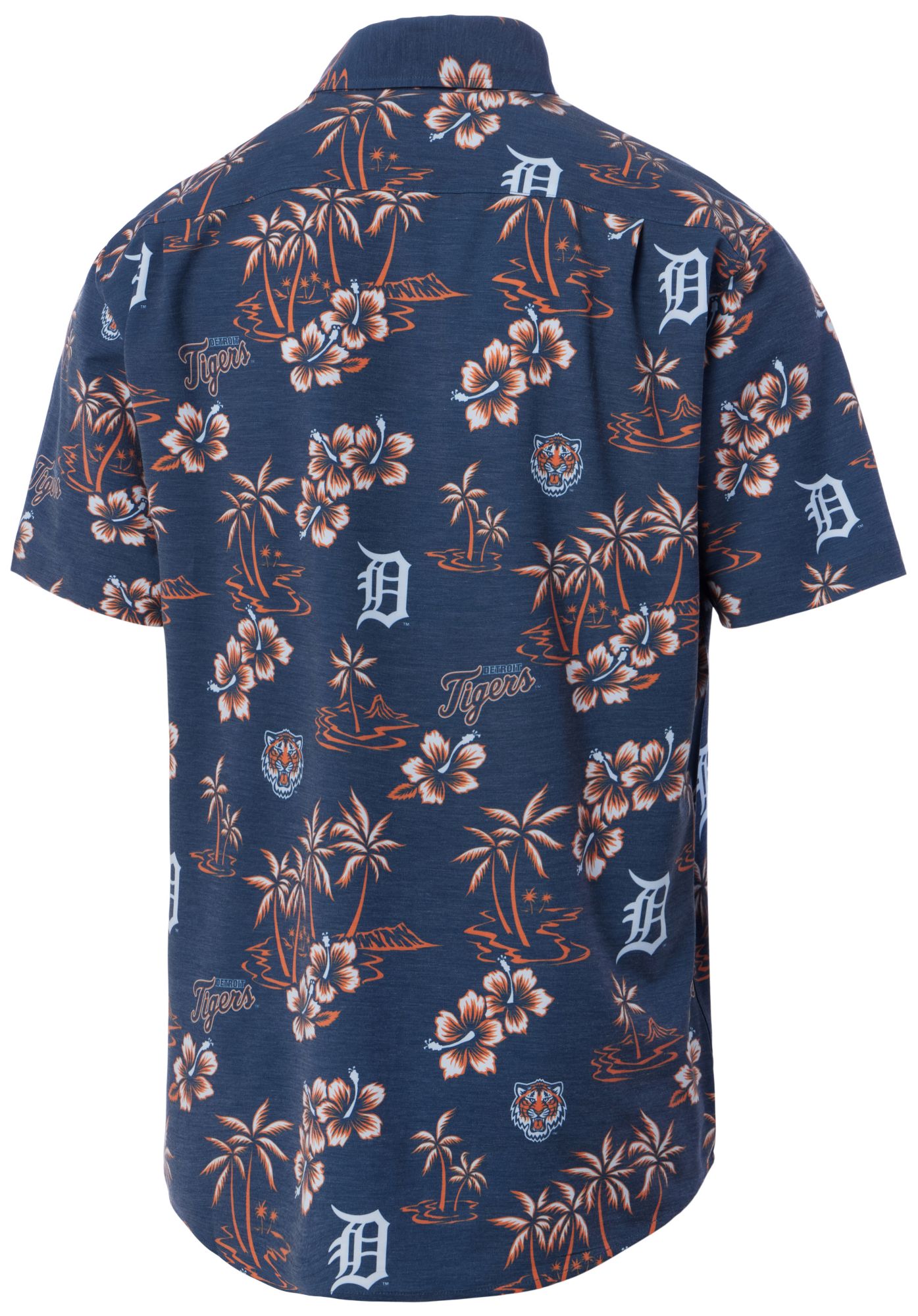 Reyn Spooner Men's Detroit Tigers Navy Kekai Button-Down Shirt product image