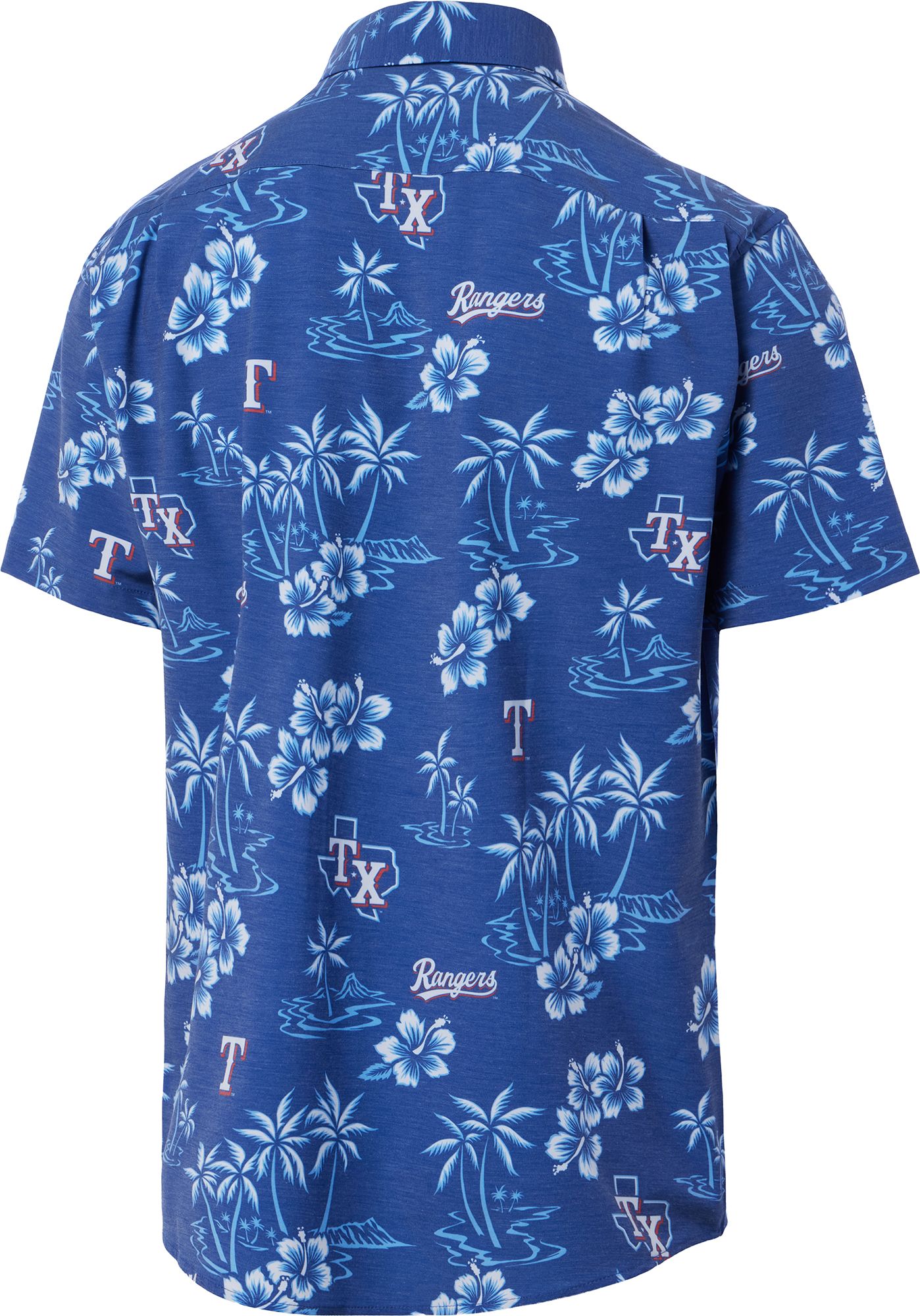 Reyn Spooner Men's Texas Rangers Blue Kekai Button-Down Shirt product image