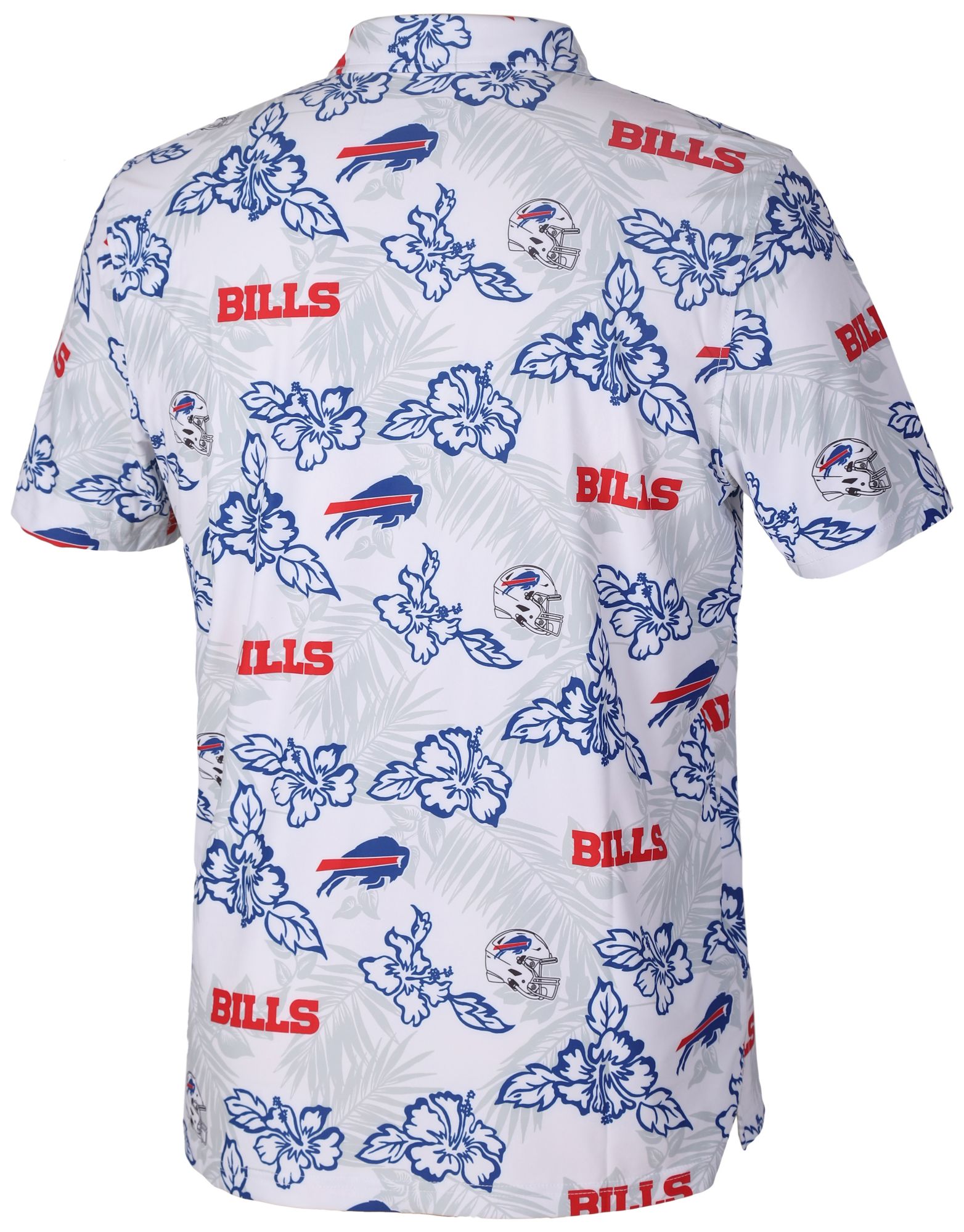 Reyn Spooner Men's Buffalo Bills White Perforated Polo product image