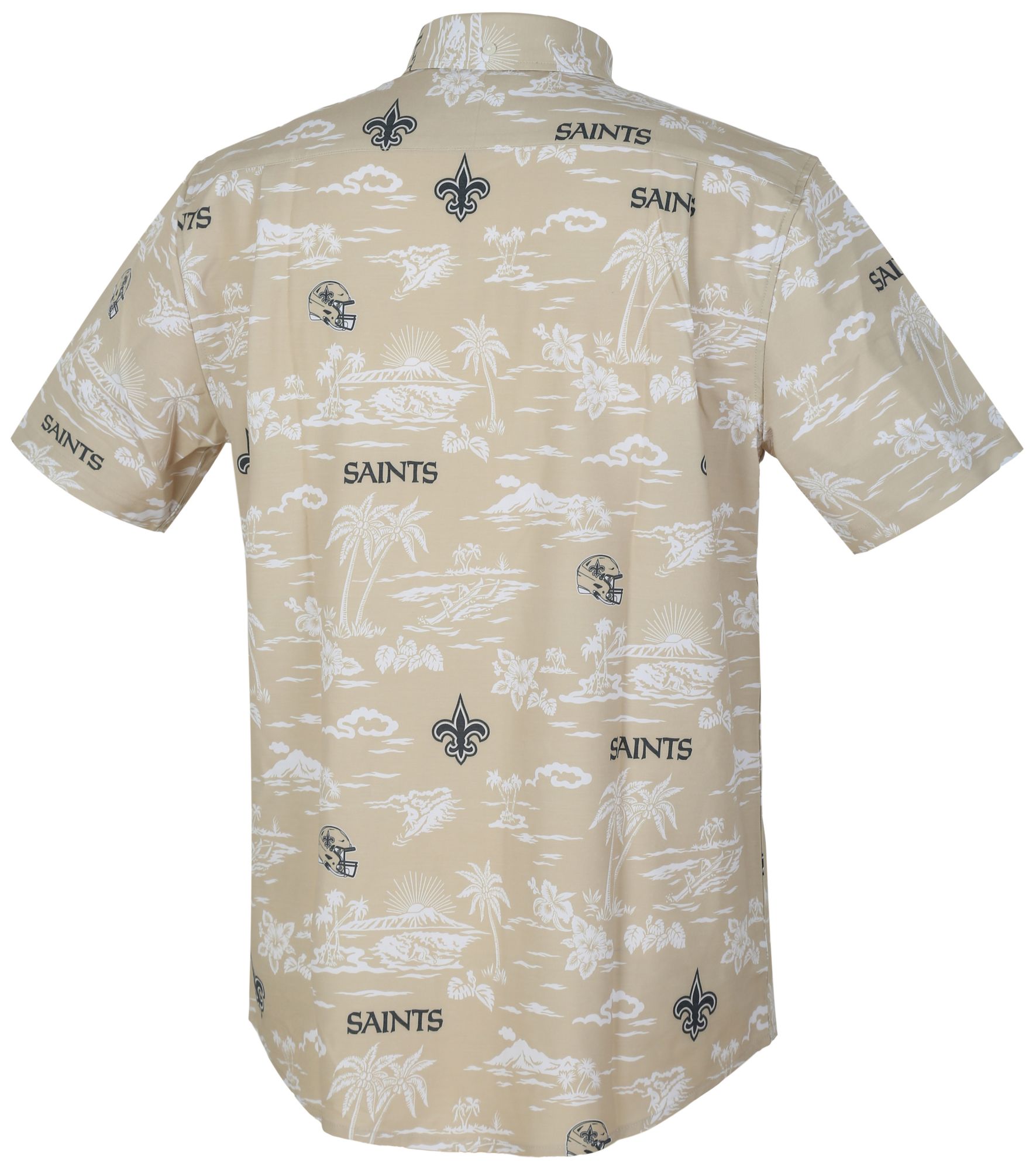 Reyn Spooner Men's New Orleans Saints Gold Throwback Performance Button-Down Shirt product image
