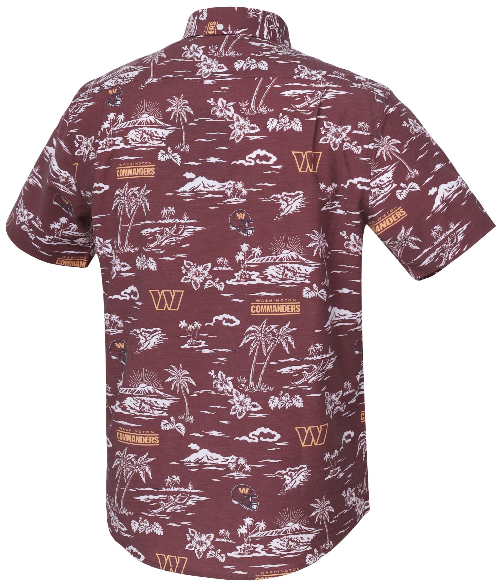 Reyn Spooner Men's Washington Commanders Burgundy Throwback Performance Button-Down Shirt product image