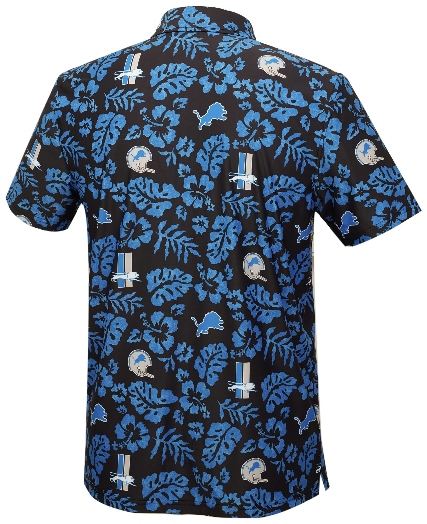 Reyn Spooner Men's Detroit Lions Black Performance Polo product image