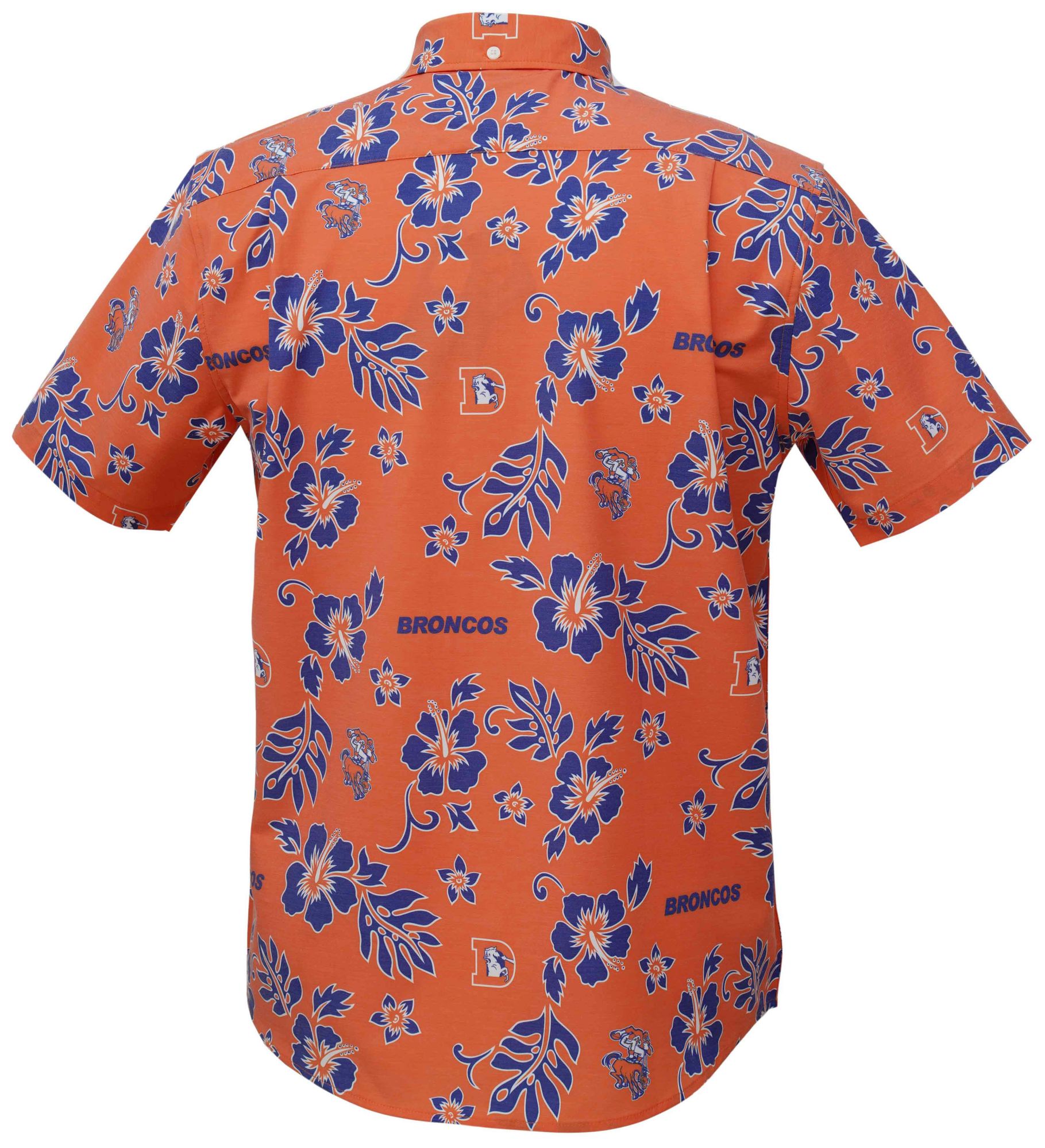 Reyn Spooner Men's Denver Broncos Orange Throwback Performance Button-Down Shirt product image