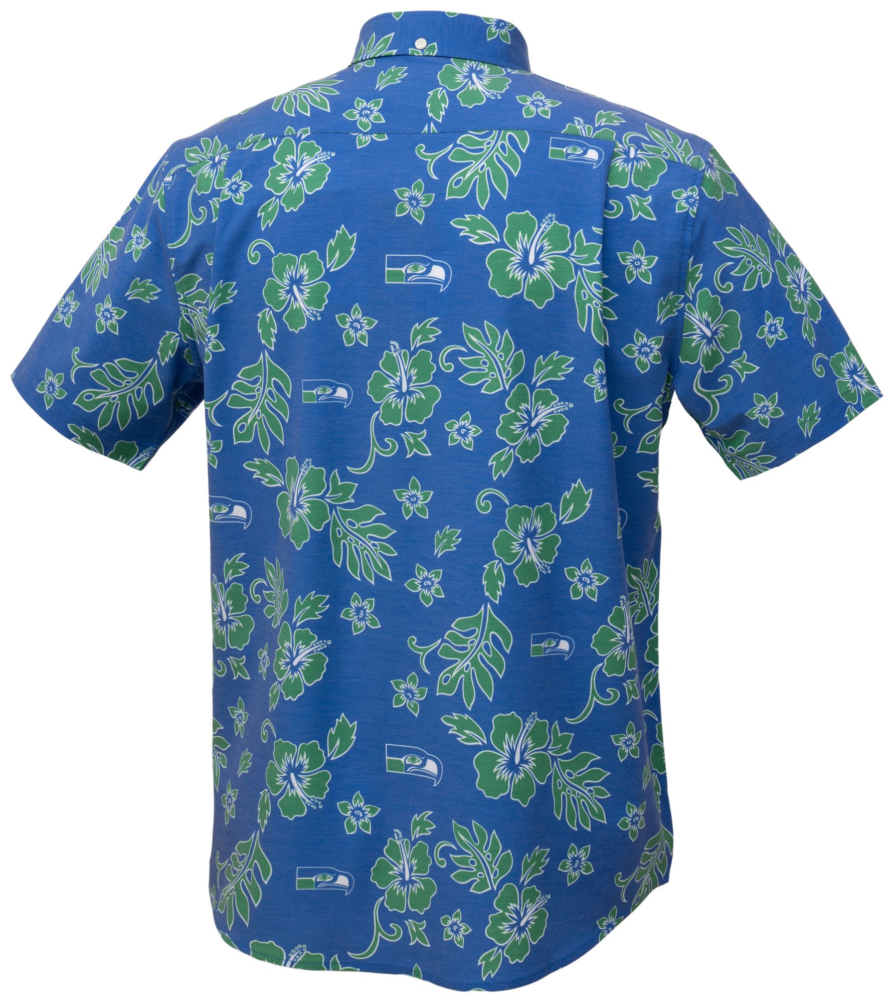 Reyn Spooner Men's Seattle Seahawks Blue Throwback Performance Button-Down Shirt product image