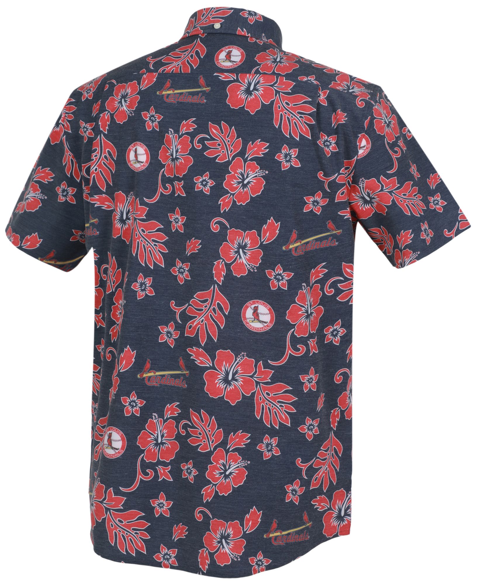 Reyn Spooner Men's St. Louis Cardinals Navy Cooperstown Kekai Button-Down Shirt product image