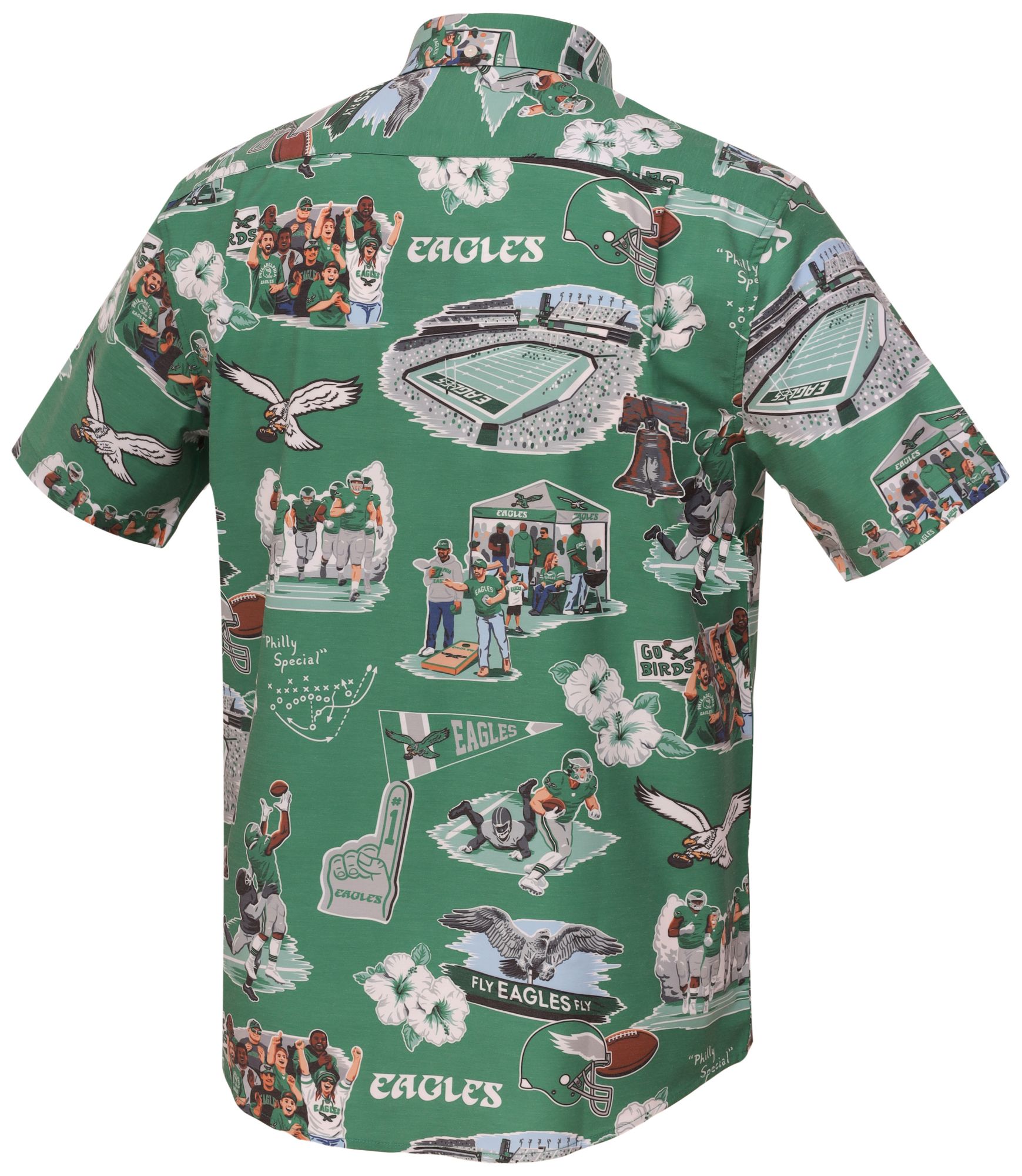 Reyn Spooner Men's Philadelphia Eagles Green Scenic Button-Down Shirt product image