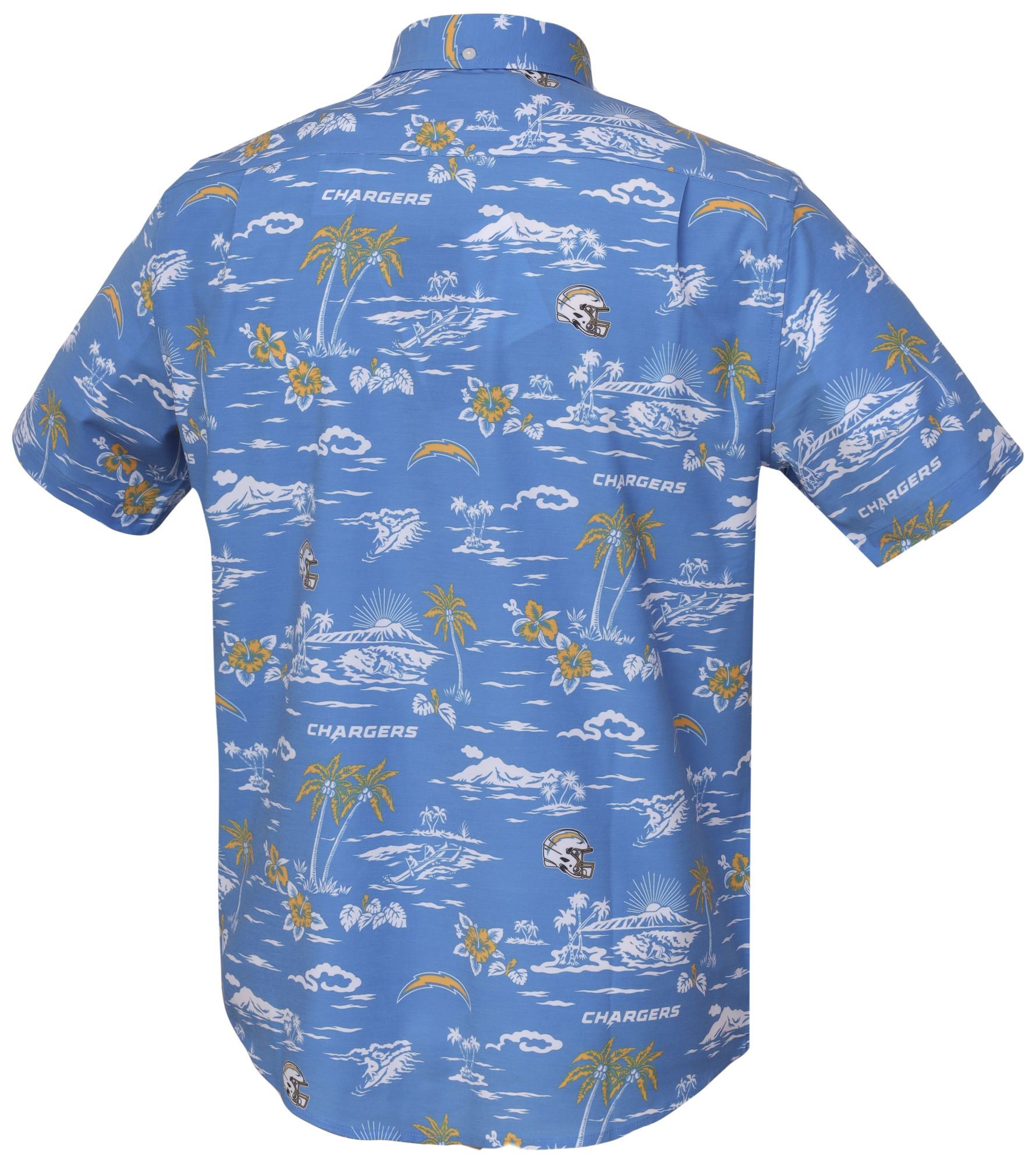 Reyn Spooner Men's Los Angeles Chargers Powder Blue Kekai Button-Down Shirt product image