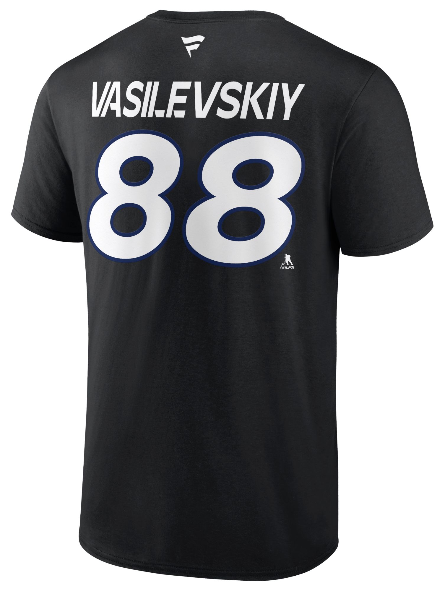 NHL Men's Tampa Bay Lightning Andrei Vasilevskiy #88 Black T-Shirt product image