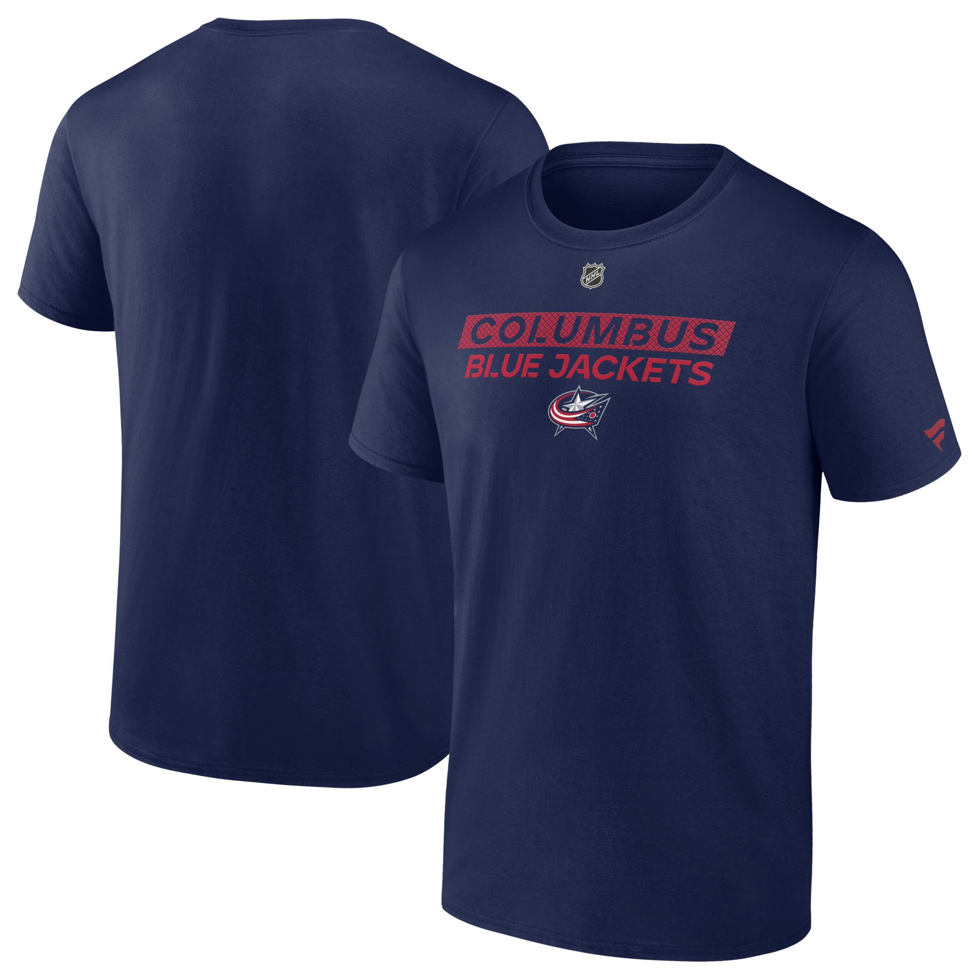 NHL Adult Columbus Blue Jackets 2024-2025 Authentic Pro Rink Navy T-Shirt product image