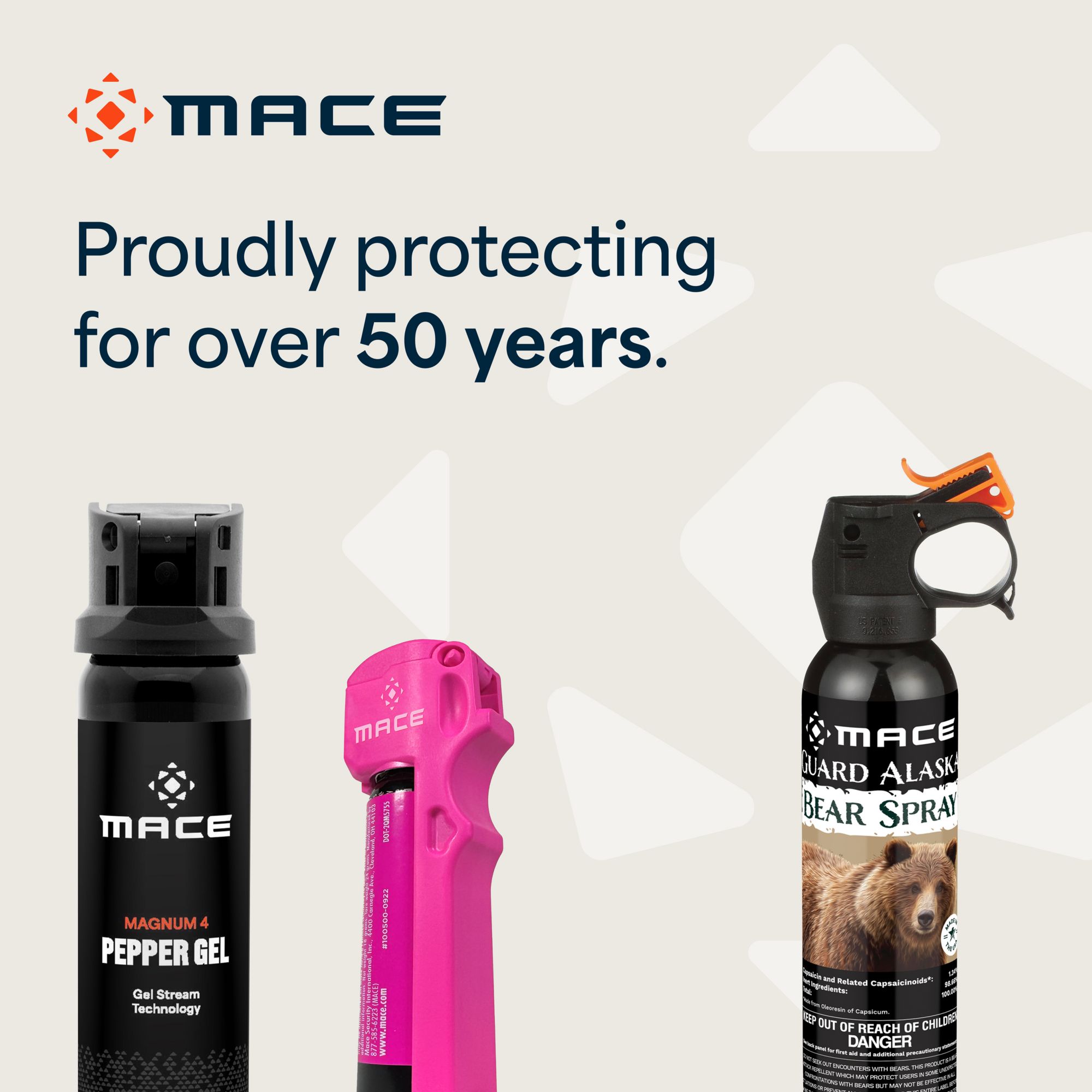 Mace Personal Model 0.63 oz Pepper Spray with Fast Flip Safety Cap - 2 Pack product image