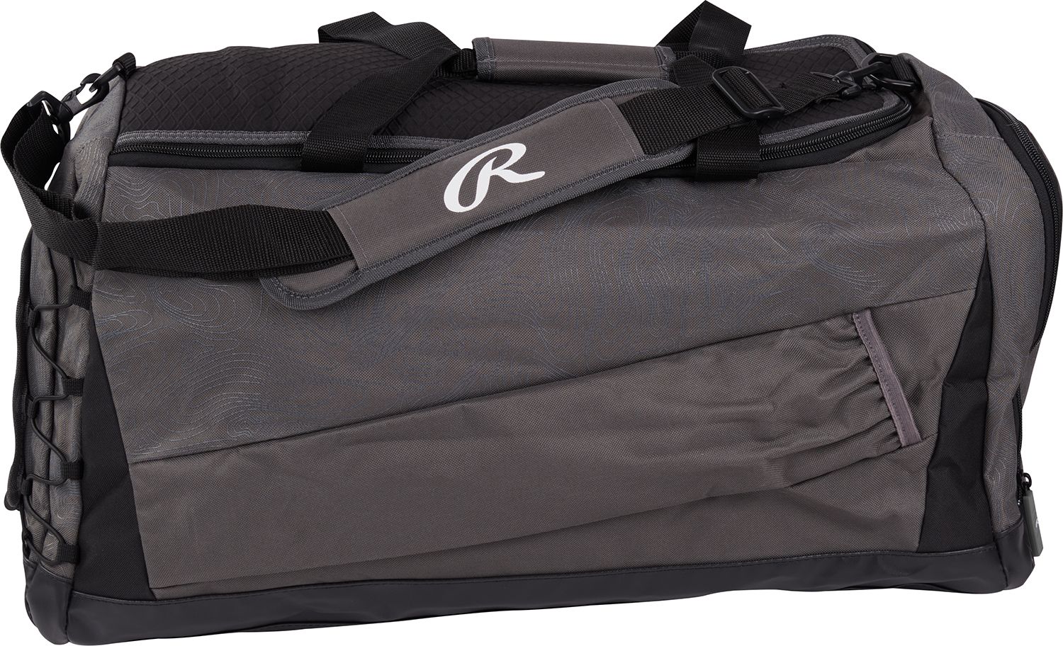 Sac D'équipement Baseball/Softball Rawlings - Noir Avec Lettrage Rouge - Neuf