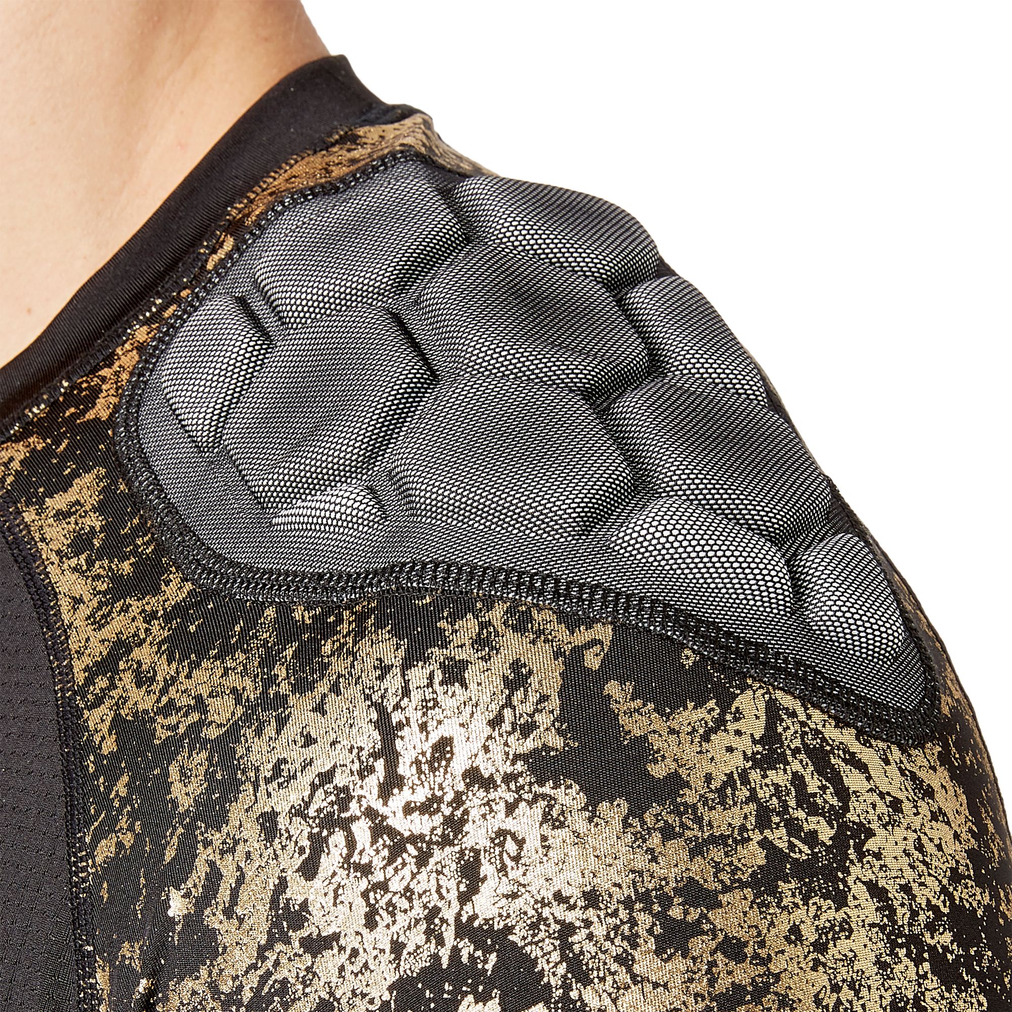 adidas Adult Techfit Gold Foil Padded Football Shirt product image