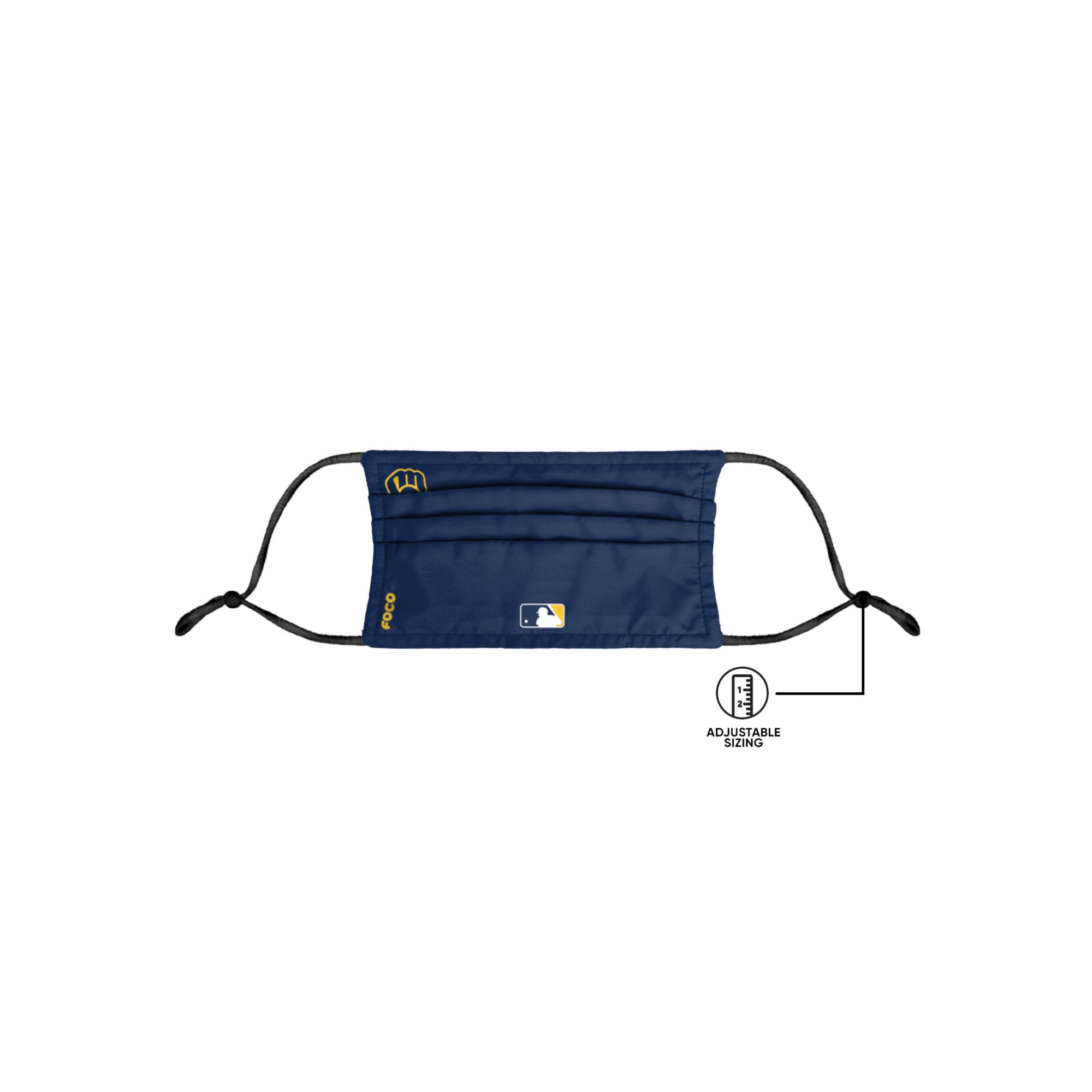 FOCO Adult Milwaukee Brewers On-Field Adjustable Face Covering product image
