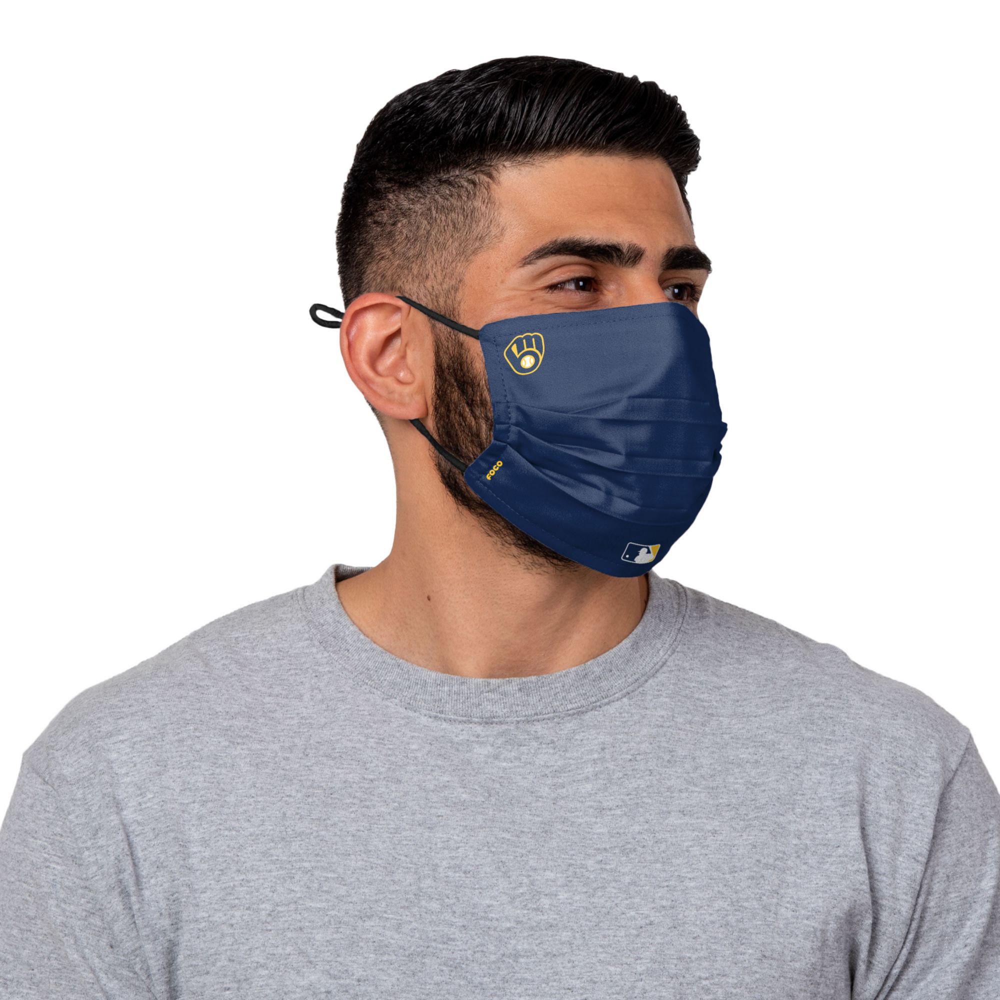 FOCO Adult Milwaukee Brewers On-Field Adjustable Face Covering product image