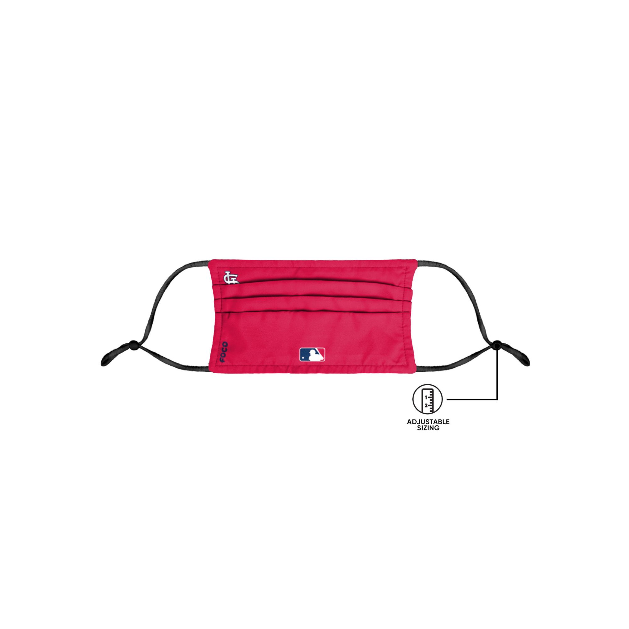 FOCO Adult St. Louis Cardinals On-Field Adjustable Face Covering product image