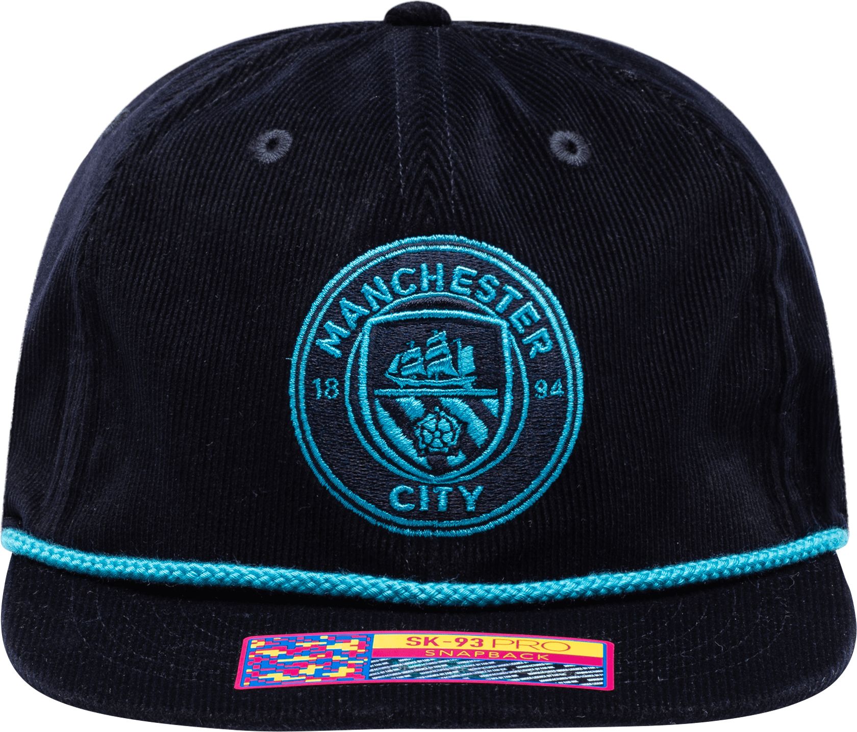 Fan Ink Manchester City Cord Navy Adjustable Hat