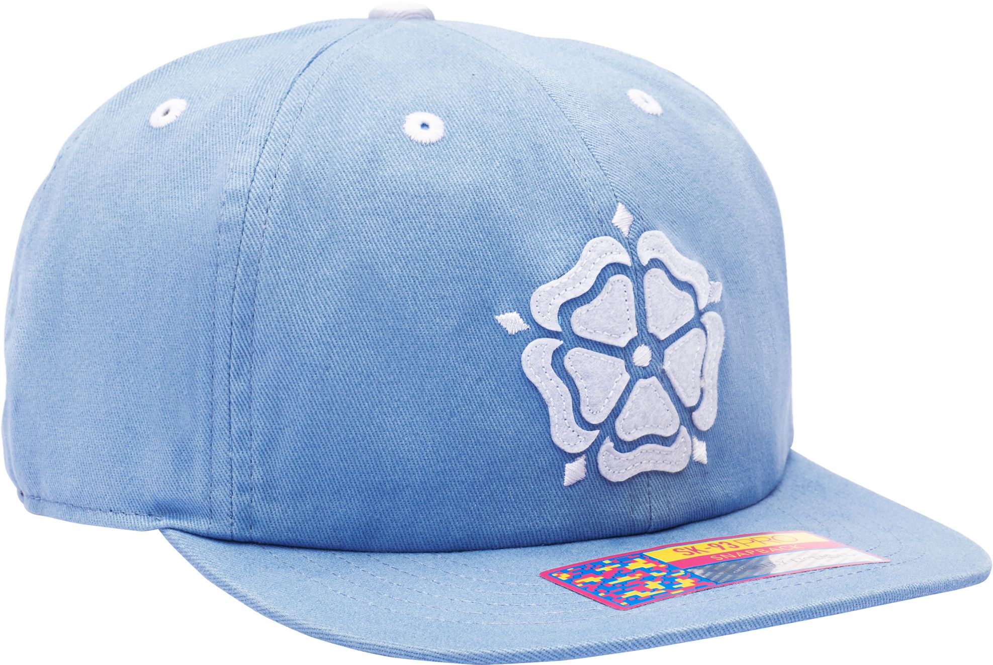Fan Ink Adult Manchester City 2023 Logo Light Blue Snapback Hat product image