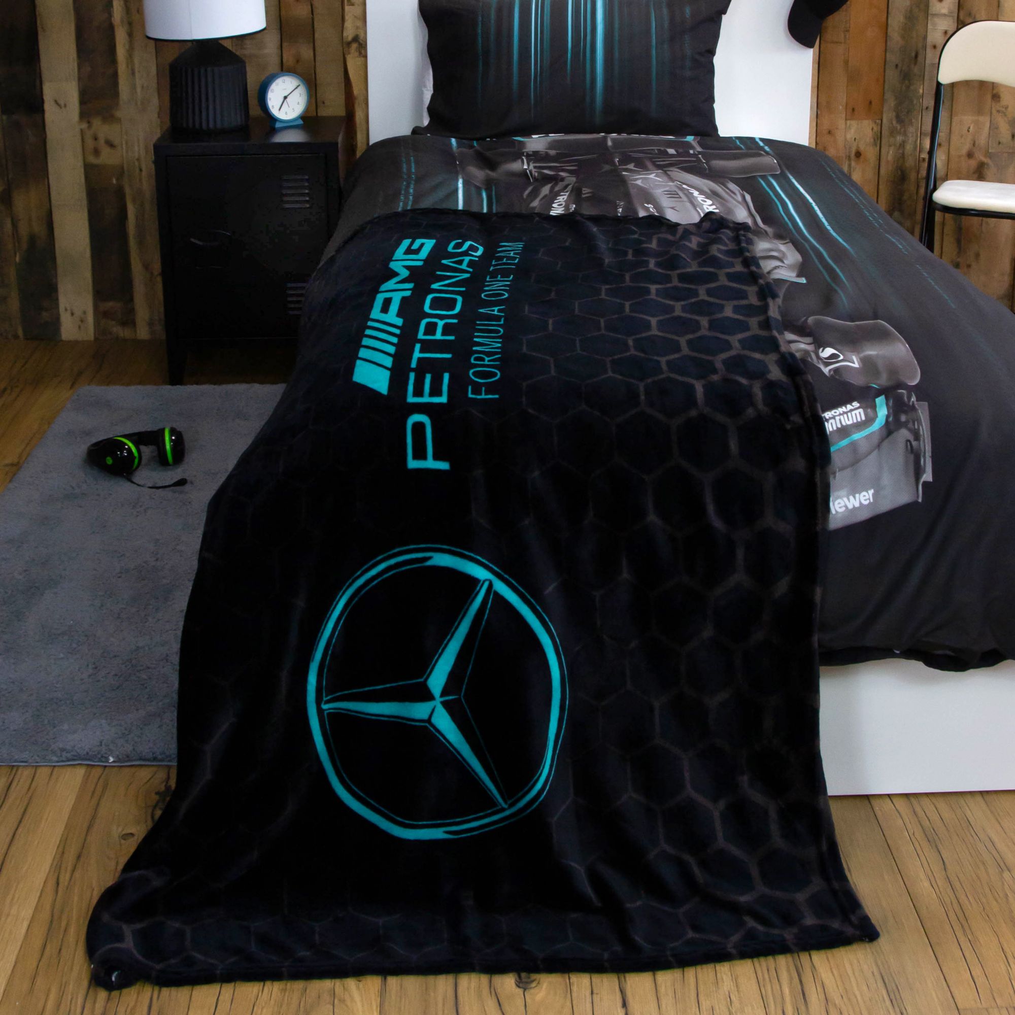 Character World F1 Mercedes Fleece Blanket product image
