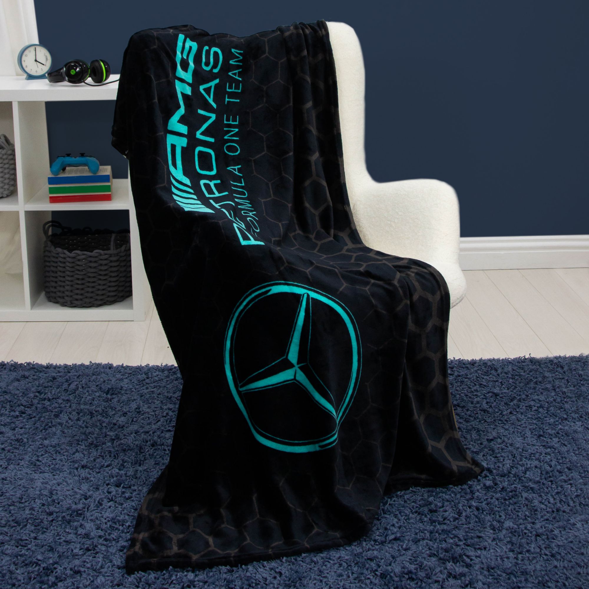 Character World F1 Mercedes Fleece Blanket product image