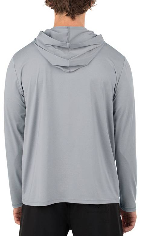 Hurley Men's Hybrid UPF Hooded Long Sleeve Rashguard Hurley Men's Hybrid UPF Hooded Long Sleeve Rashguard