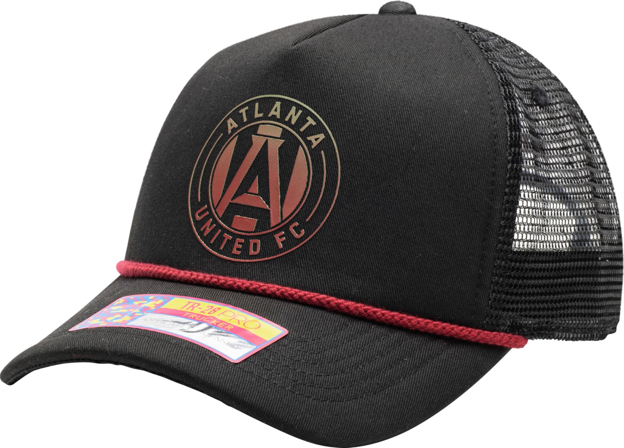 Fan Ink Adult Atlanta United Atmosphere Black Trucker Hat product image