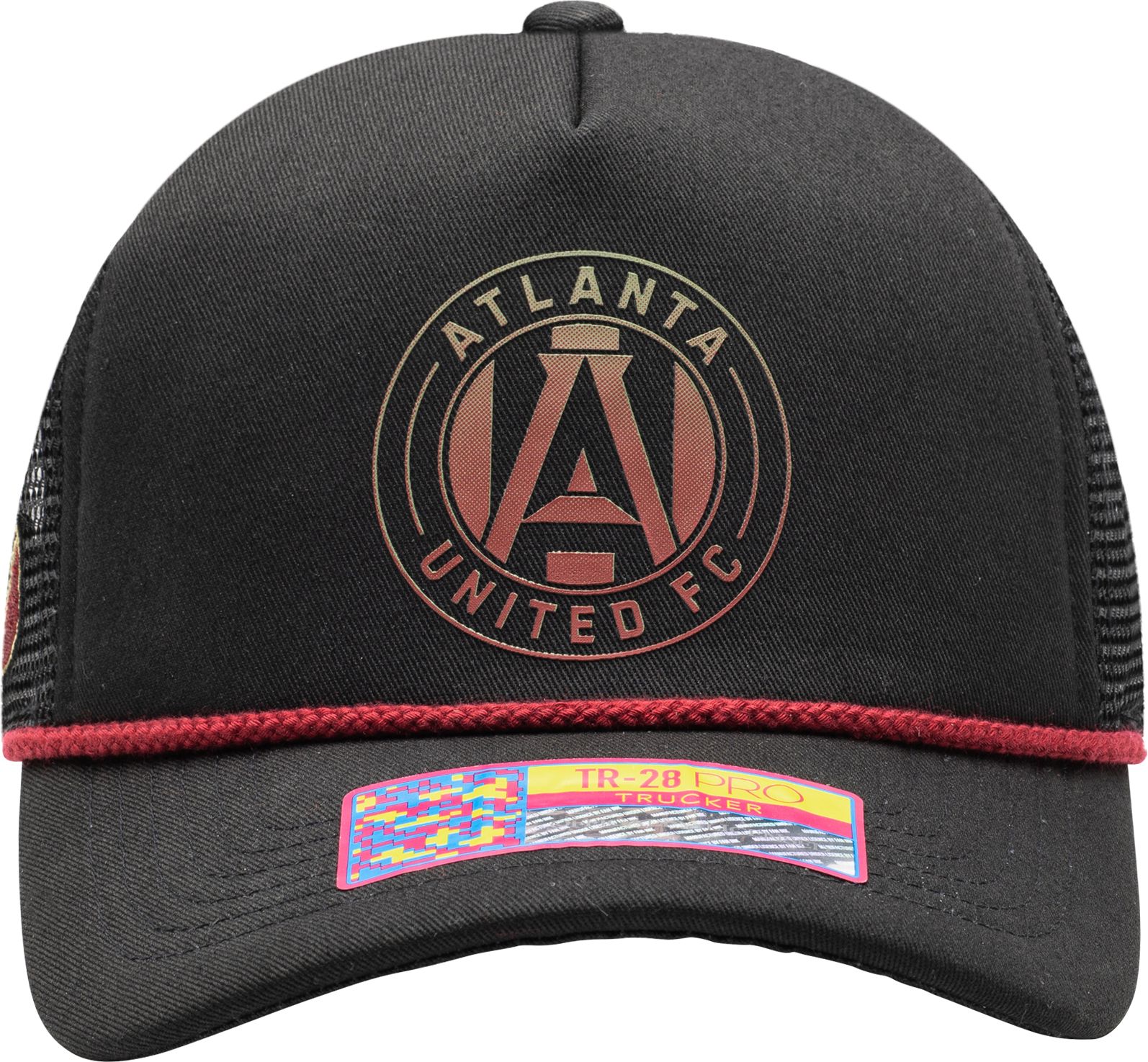 Fan Ink Adult Atlanta United Atmosphere Black Trucker Hat product image