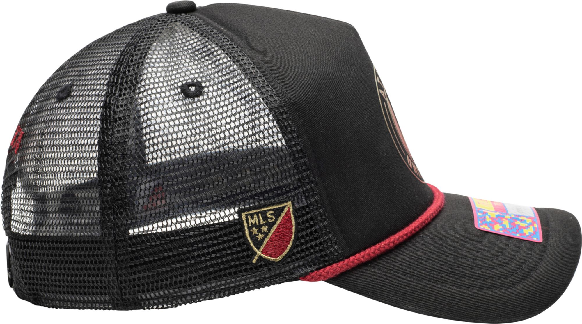 Fan Ink Adult Atlanta United Atmosphere Black Trucker Hat product image