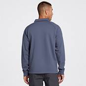 VRST Men's Washed Terry Long Sleeve Polo Shirt product image