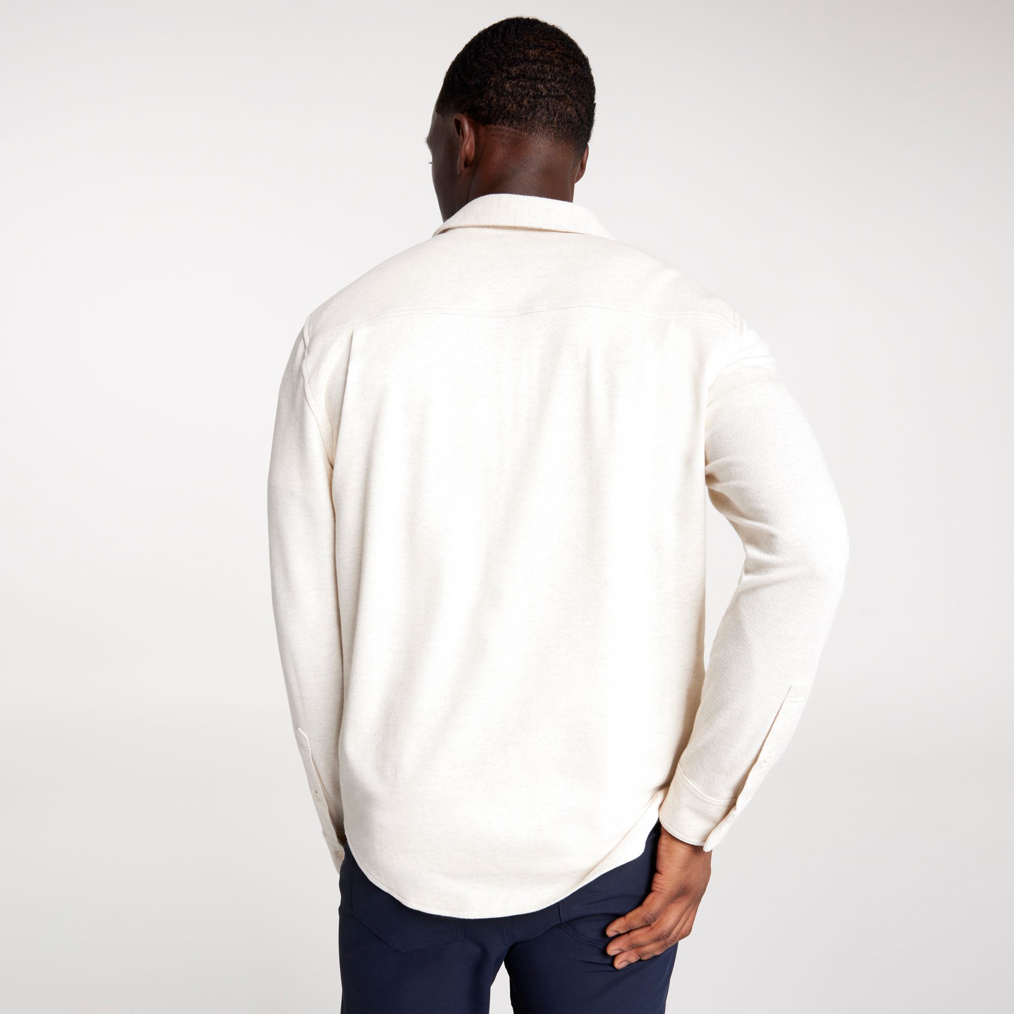 VRST Men's Long Sleeve Textured Knit Button Down Shirt product image