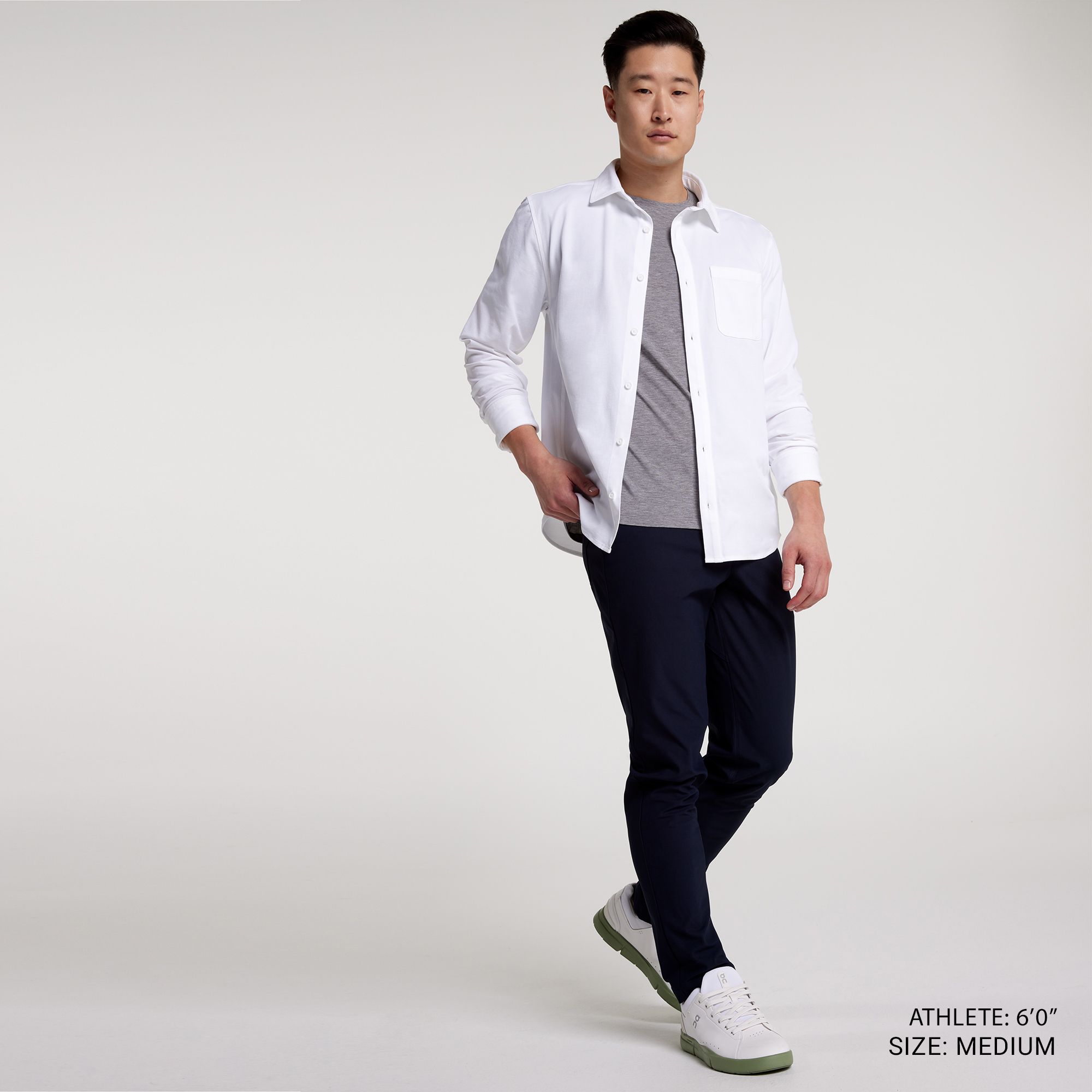VRST Men's&nbsp;Long Sleeve&nbsp;Pique&nbsp;Button Up product image