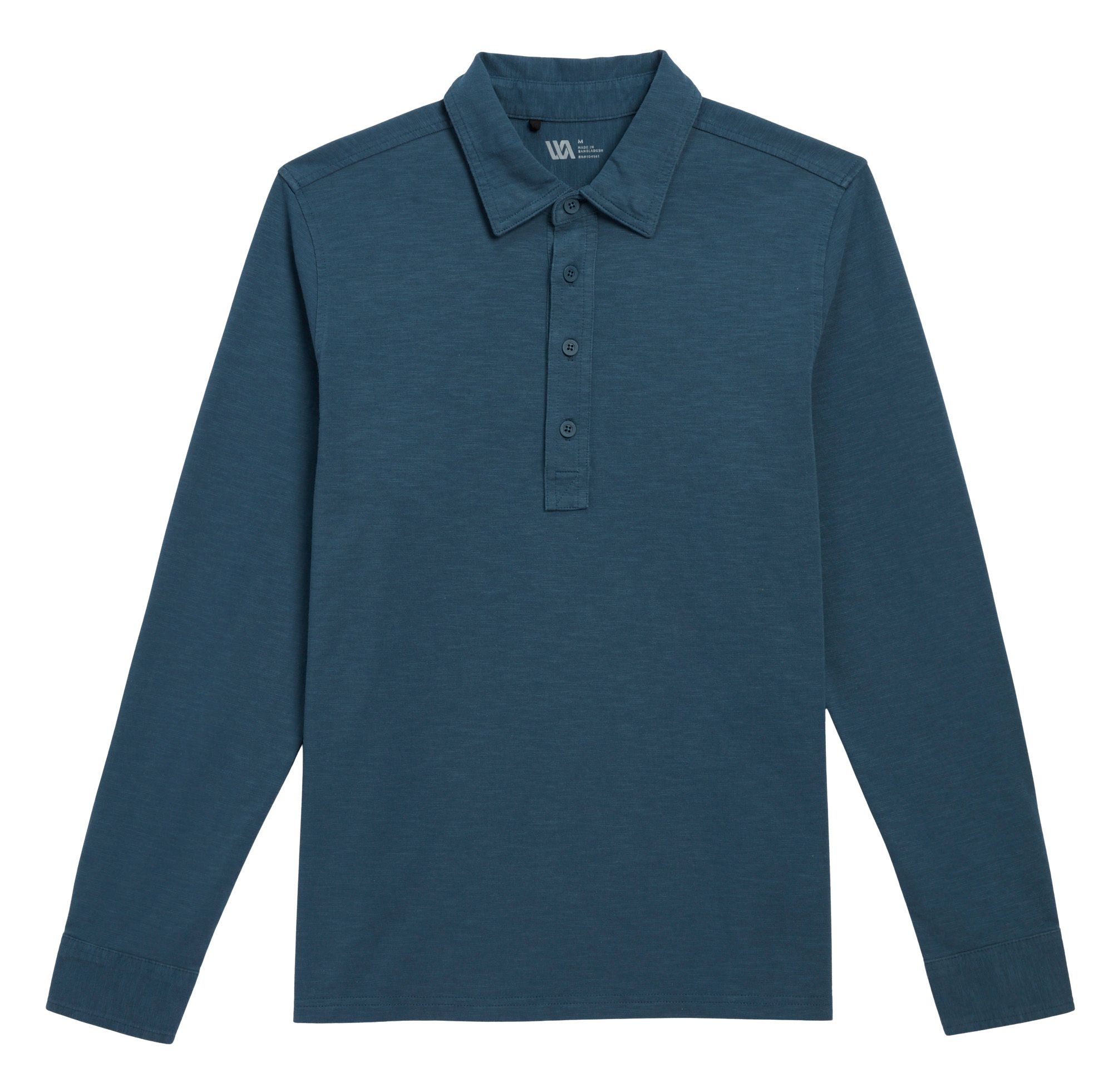 VRST Men's Essential Slub Long Sleeve Polo product image
