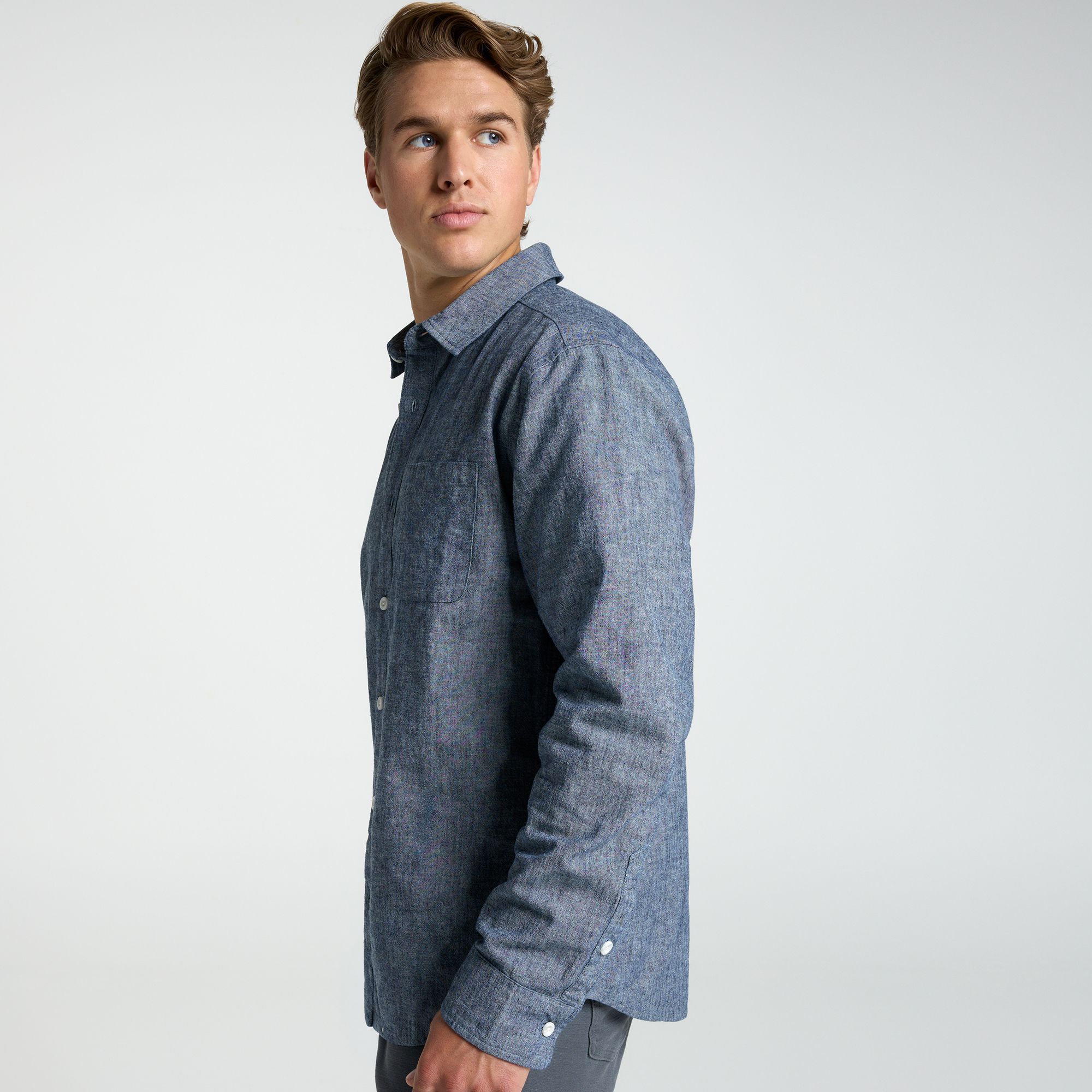 VRST Men's Limitless Pique Long Sleeve Button Up Shirt product image