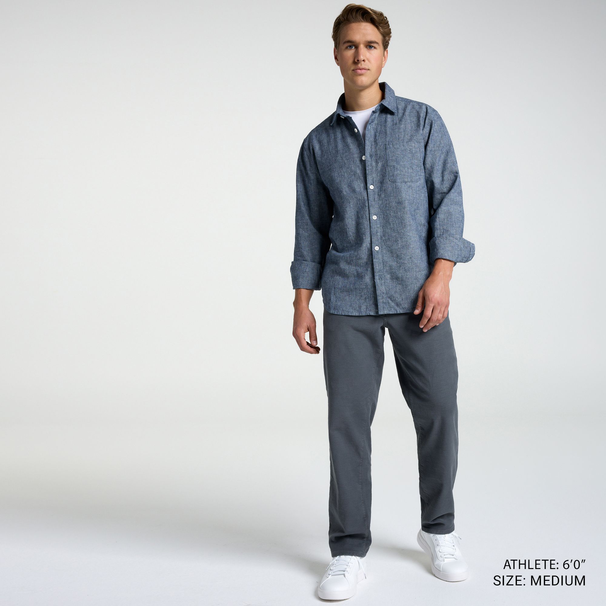 VRST Men's Limitless Pique Long Sleeve Button Up Shirt product image