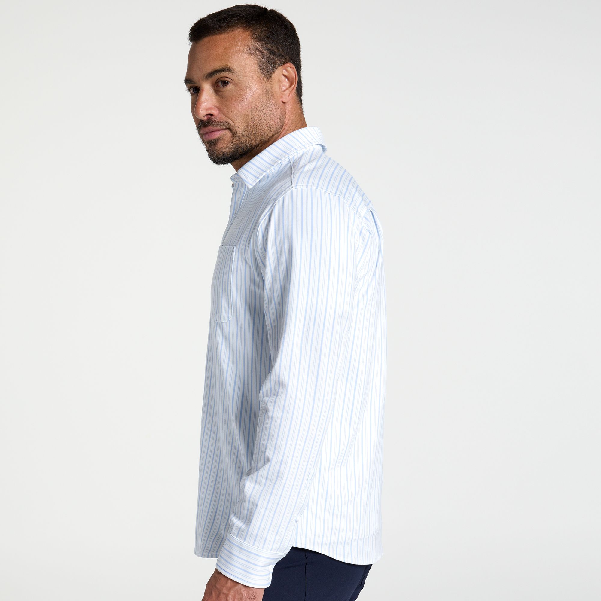 VRST Men's Limitless Pique Long Sleeve Button Up Shirt product image