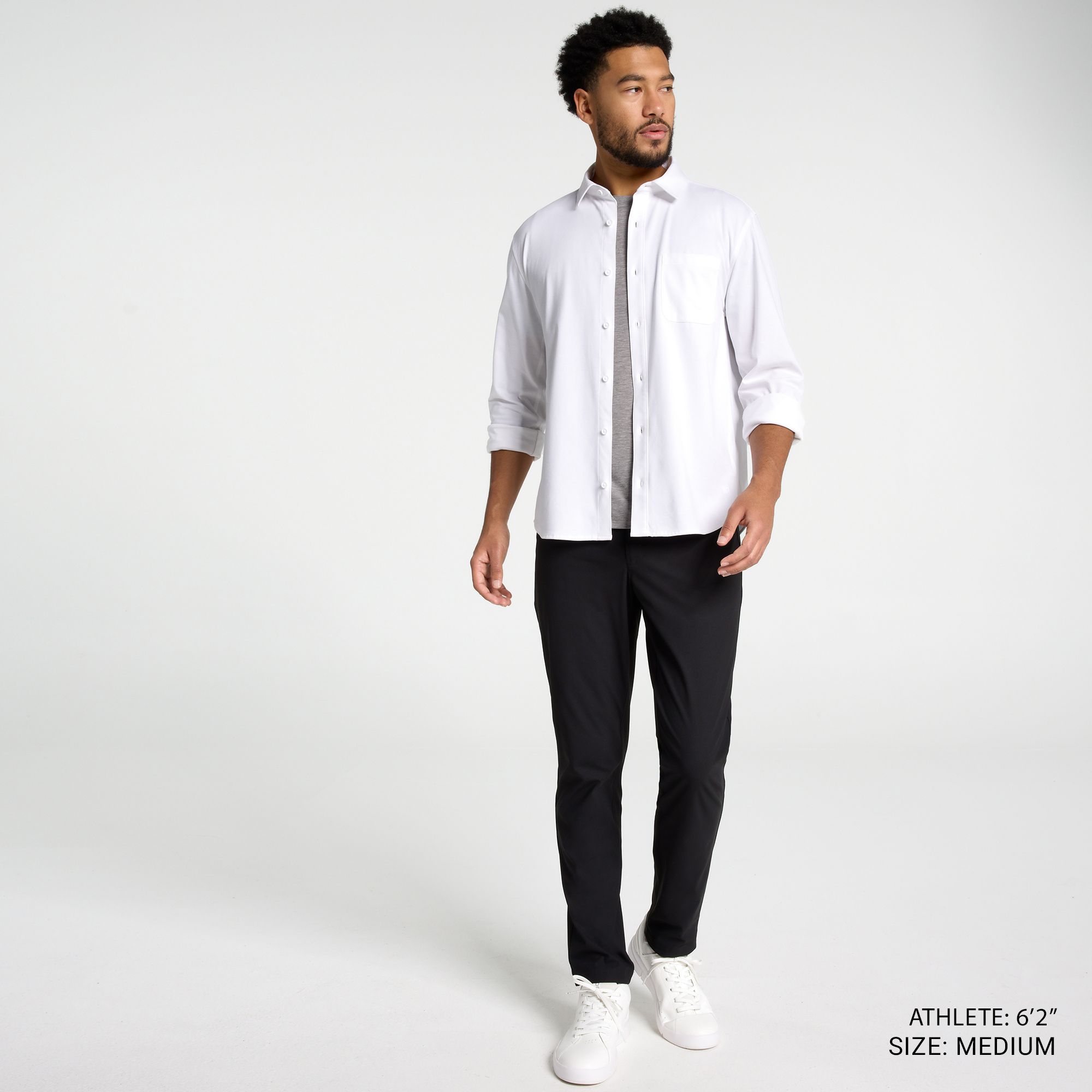 VRST Men's Limitless Pique Long Sleeve Button Up Shirt product image