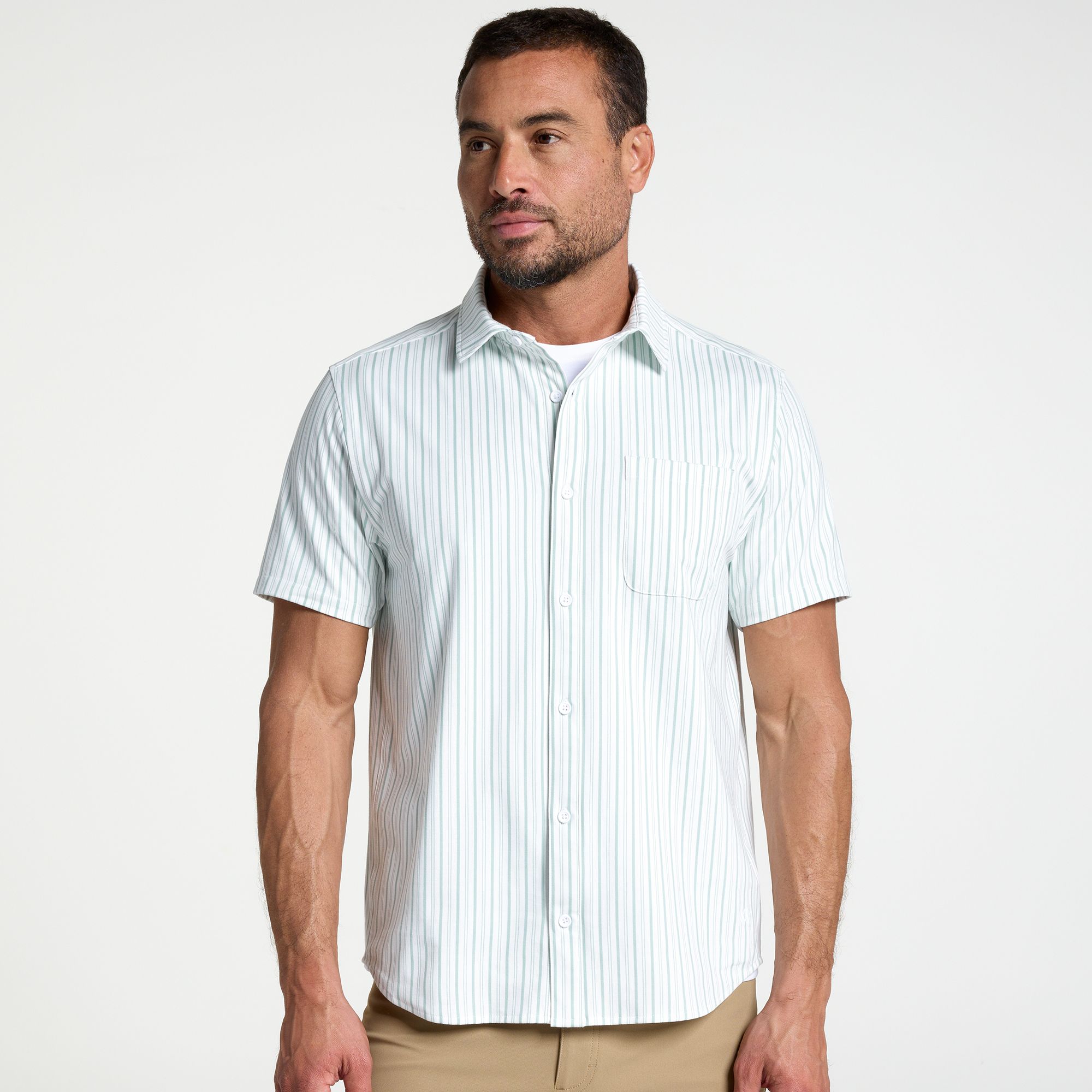 VRST Men's Limitless Pique Short Sleeve Button Up Shirt product image