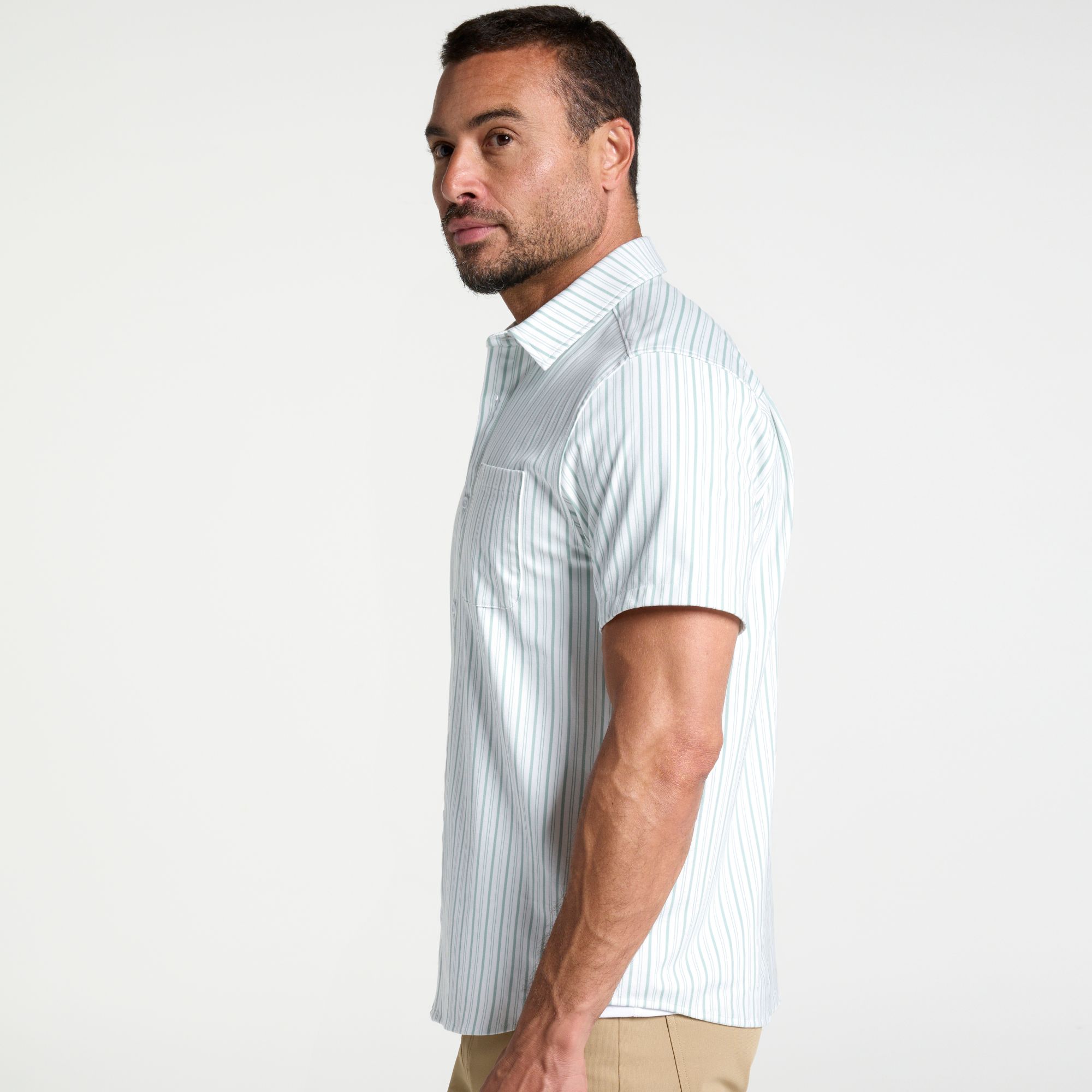 VRST Men's Limitless Pique Short Sleeve Button Up Shirt product image