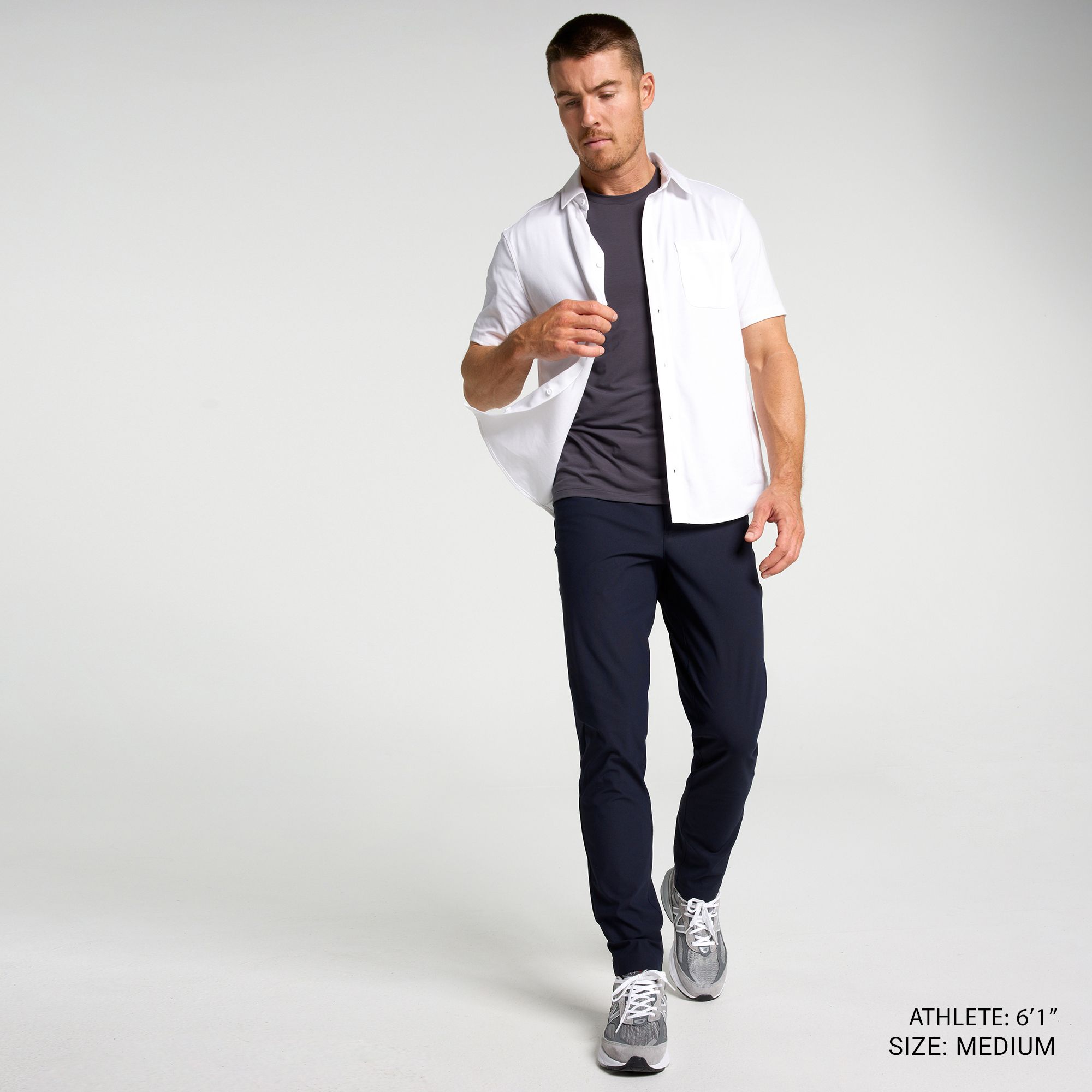 VRST Men's Limitless Pique Short Sleeve Button Up Shirt product image