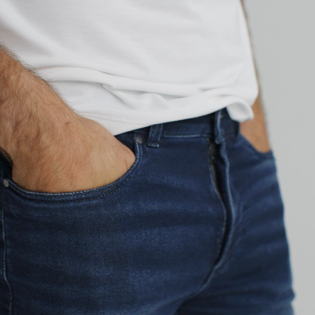 VRST Men's Limitless Comfort Twill Denim Slim Fit 5 Pocket Pant product