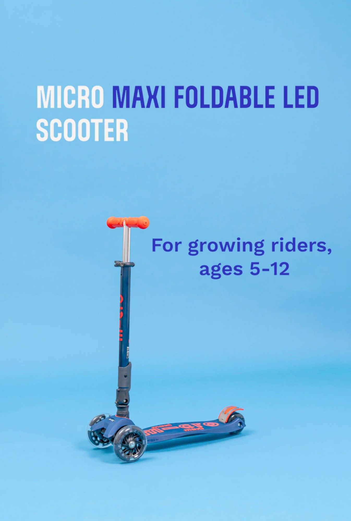 Micro Kickboard Maxi Foldable LED Scooter product