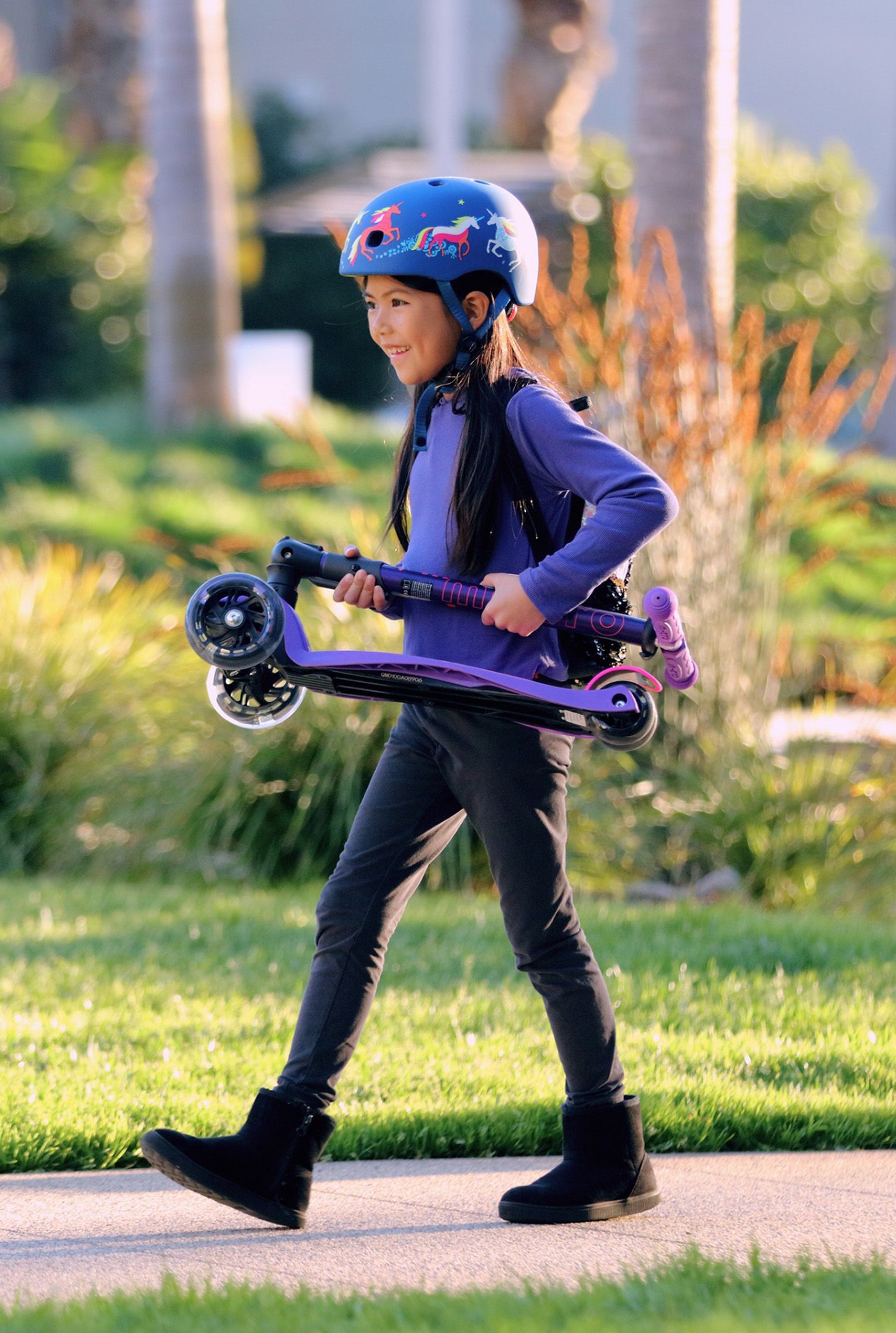 Micro Kickboard Maxi Foldable LED Scooter product image