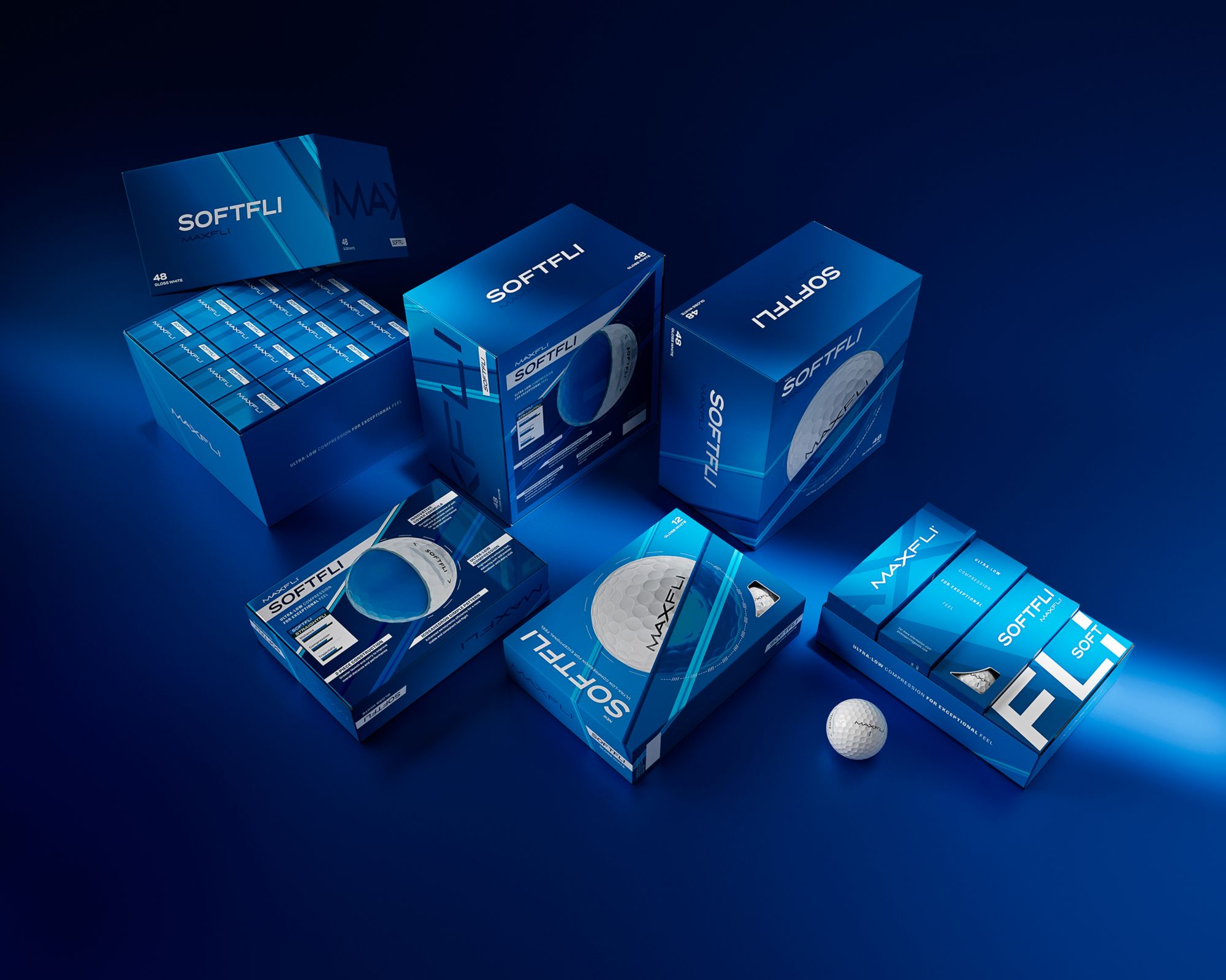 Maxfli SoftFli Golf Balls - 48 Pack product image